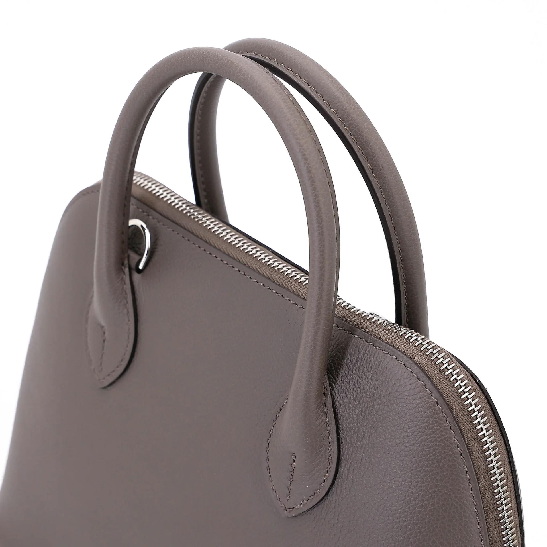 Brand New ( Rank N ) HERMÈS Bolide 25 Etain (8F) Evercolor Palladium hardware G (2026) - 3