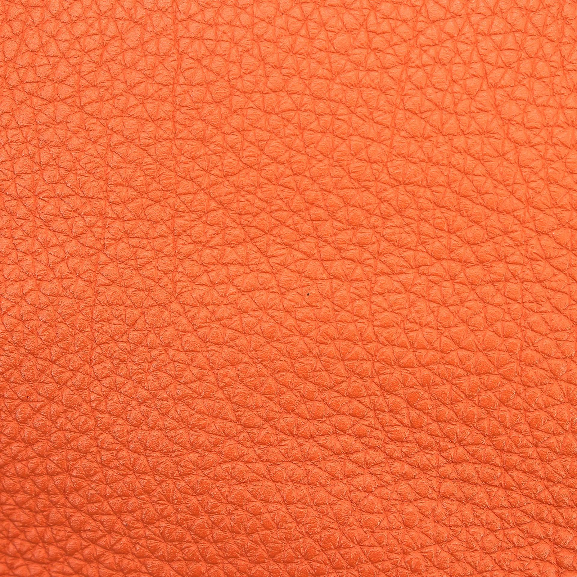 Very Good ( Rank A) HERMÈS So Kelly 22 Orange (93) Togo Palladium hardware Square O (2011) - 21