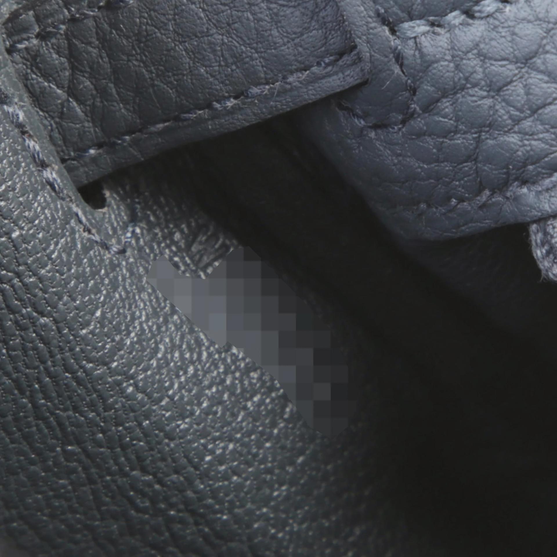 Unused ( Rank NS ) HERMÈS Kelly 25 Gris misty (H0) Togo Permabrass hardware W (2024) - 13