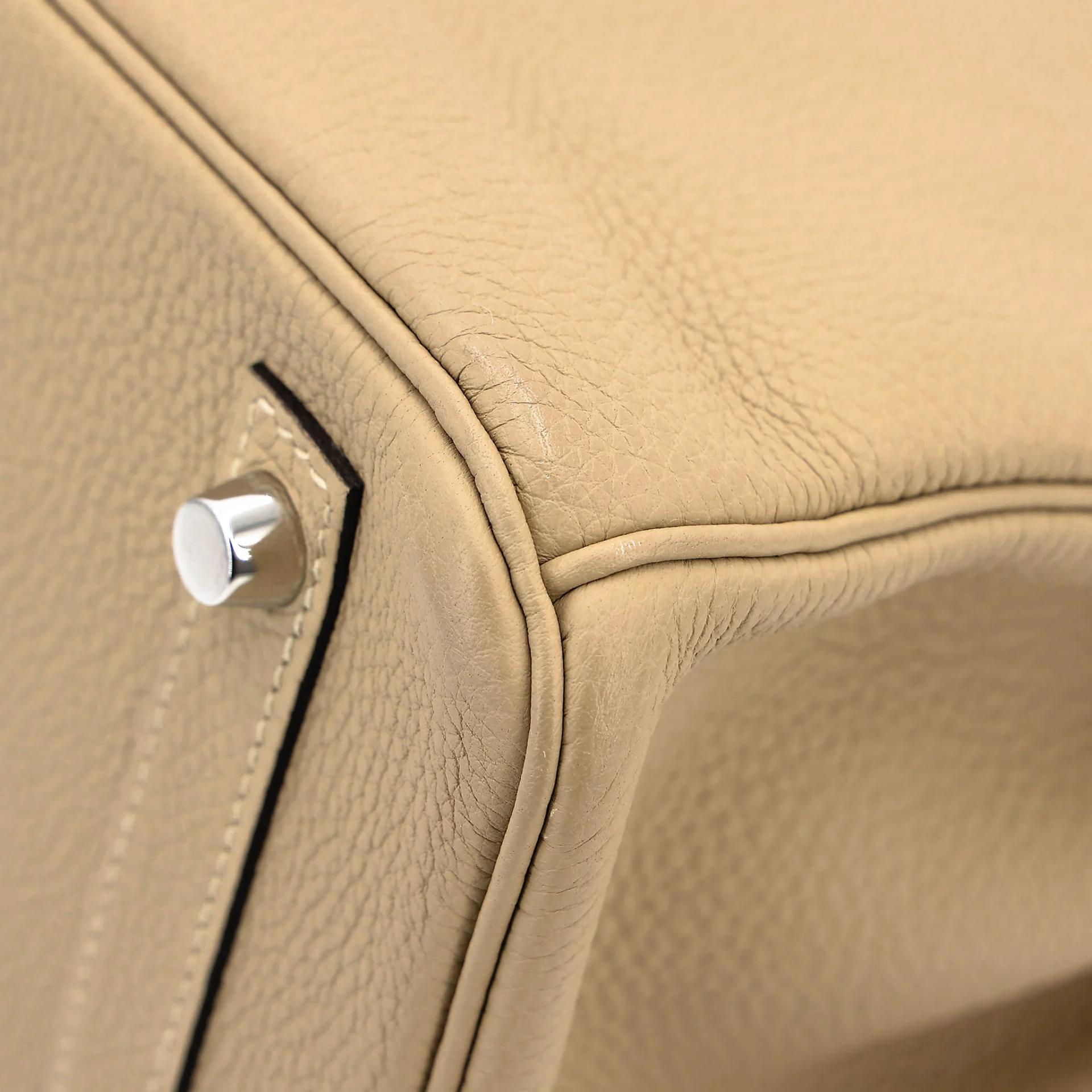 ランク A HERMÈS エルメス バーキン30 トレンチ (S2) トゴ シルバー金具 X刻印 (2016) - 10