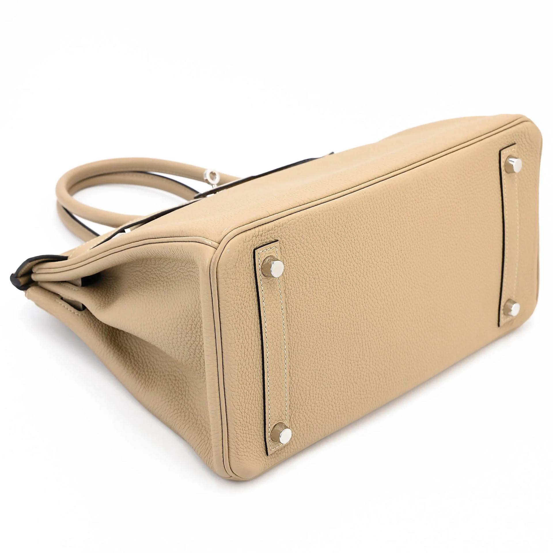 ランク A HERMÈS エルメス バーキン30 トレンチ (S2) トゴ シルバー金具 X刻印 (2016) - 5