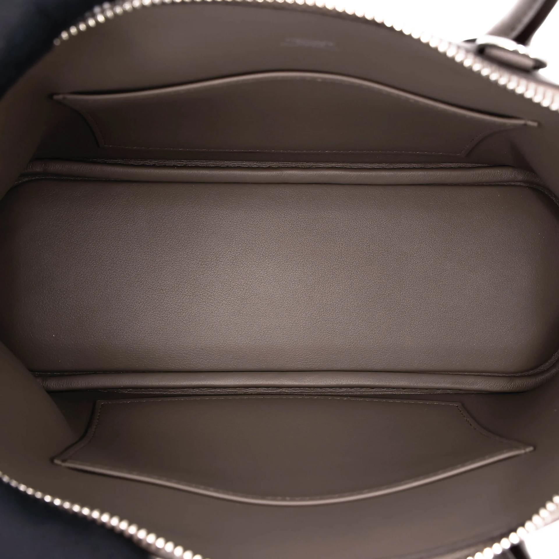 Brand New ( Rank N ) HERMÈS Bolide 25 Etain (8F) Evercolor Palladium hardware G (2026) - 13
