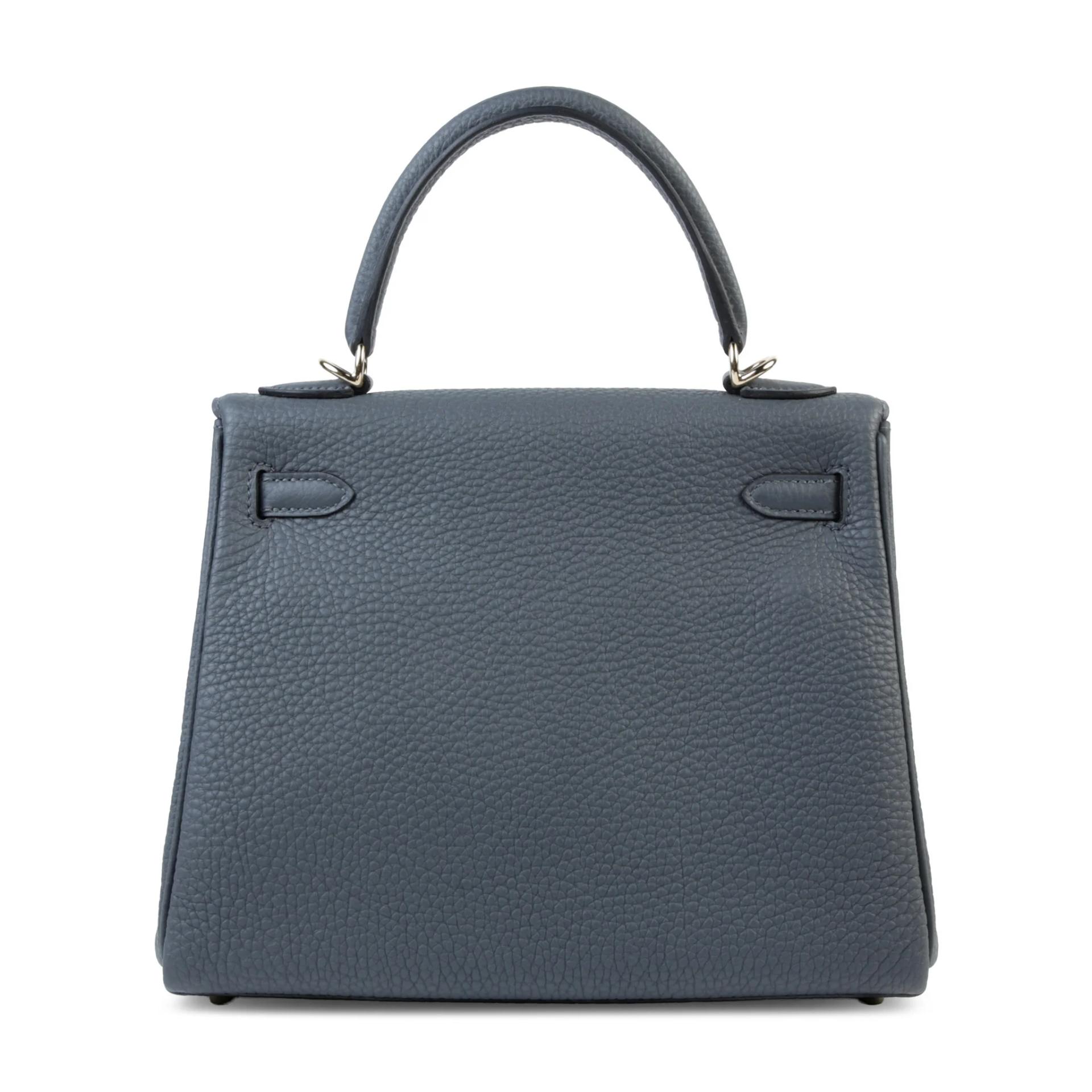 Unused ( Rank NS ) HERMÈS Kelly 25 Gris misty (H0) Togo Permabrass hardware W (2024) - 2