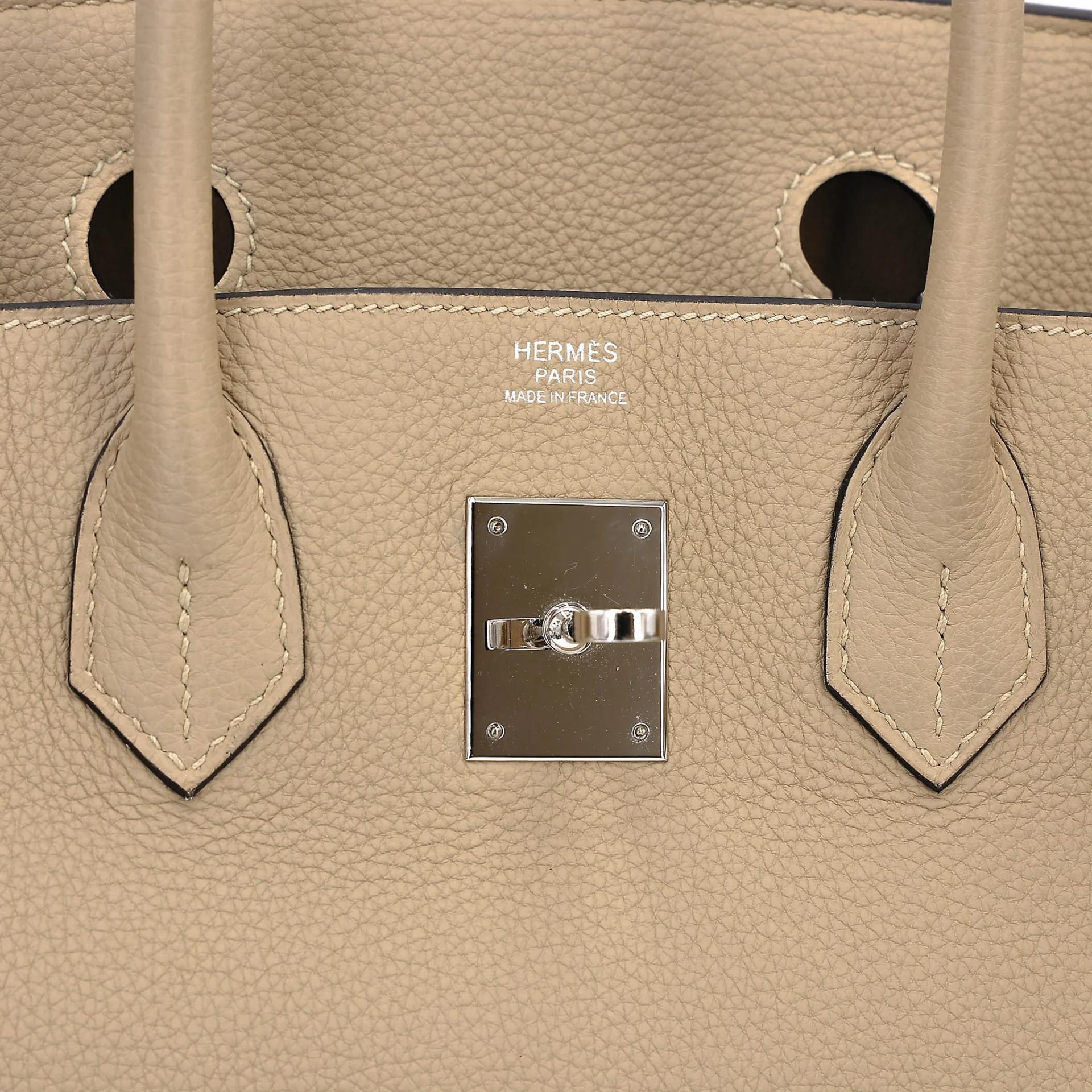 ランク A HERMÈS エルメス バーキン30 トレンチ (S2) トゴ シルバー金具 X刻印 (2016) - 16