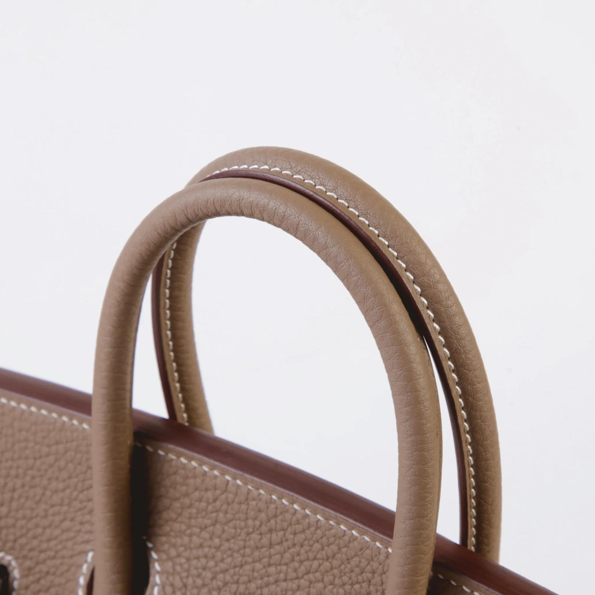 Unused ( Rank NS ) HERMÈS Birkin 25 Etoupe (18) Togo Palladium hardware G (2026) - 3