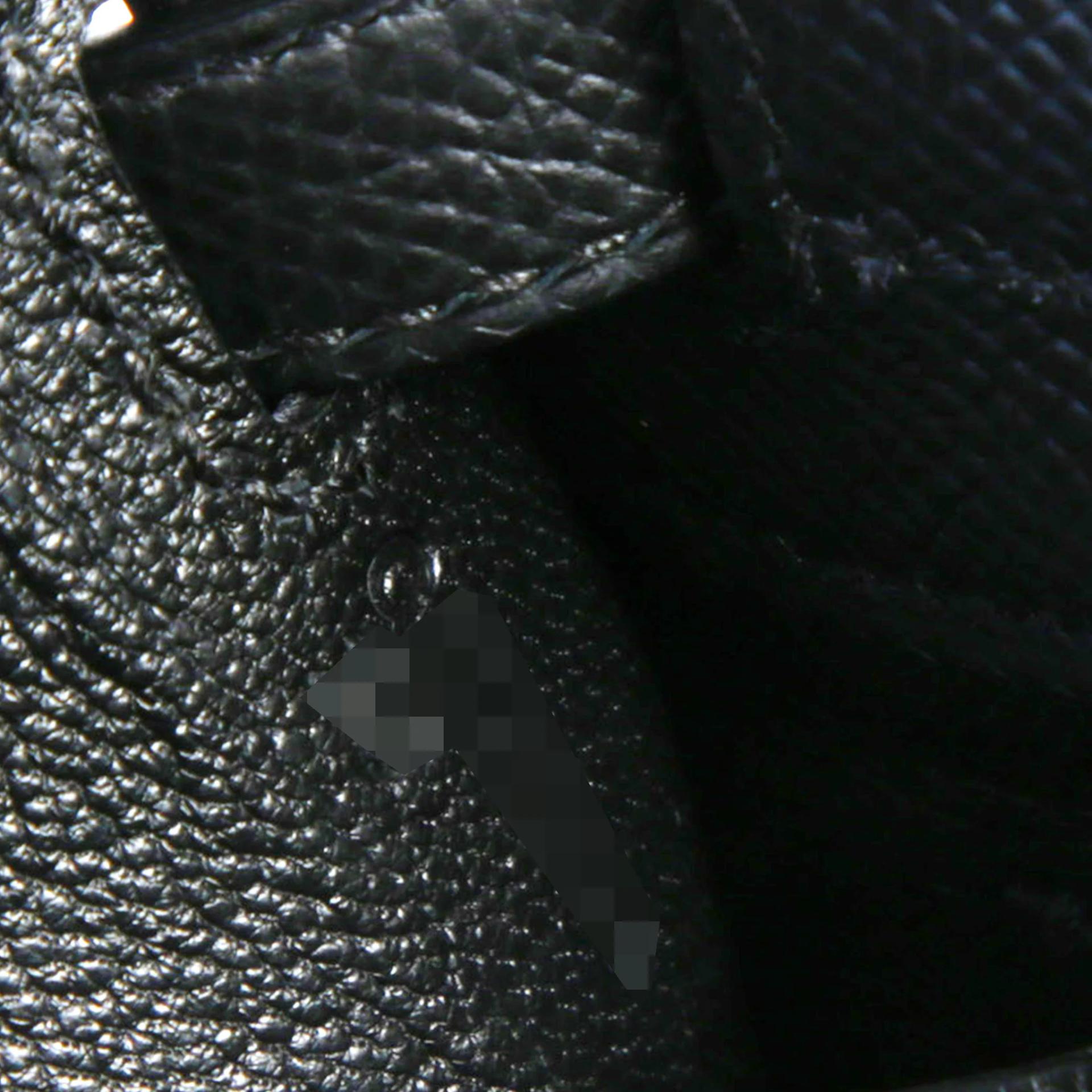 Brand New ( Rank N ) HERMÈS Kelly 25 Sellier Noir (89) Epsom Palladium hardware G (2026) - 13