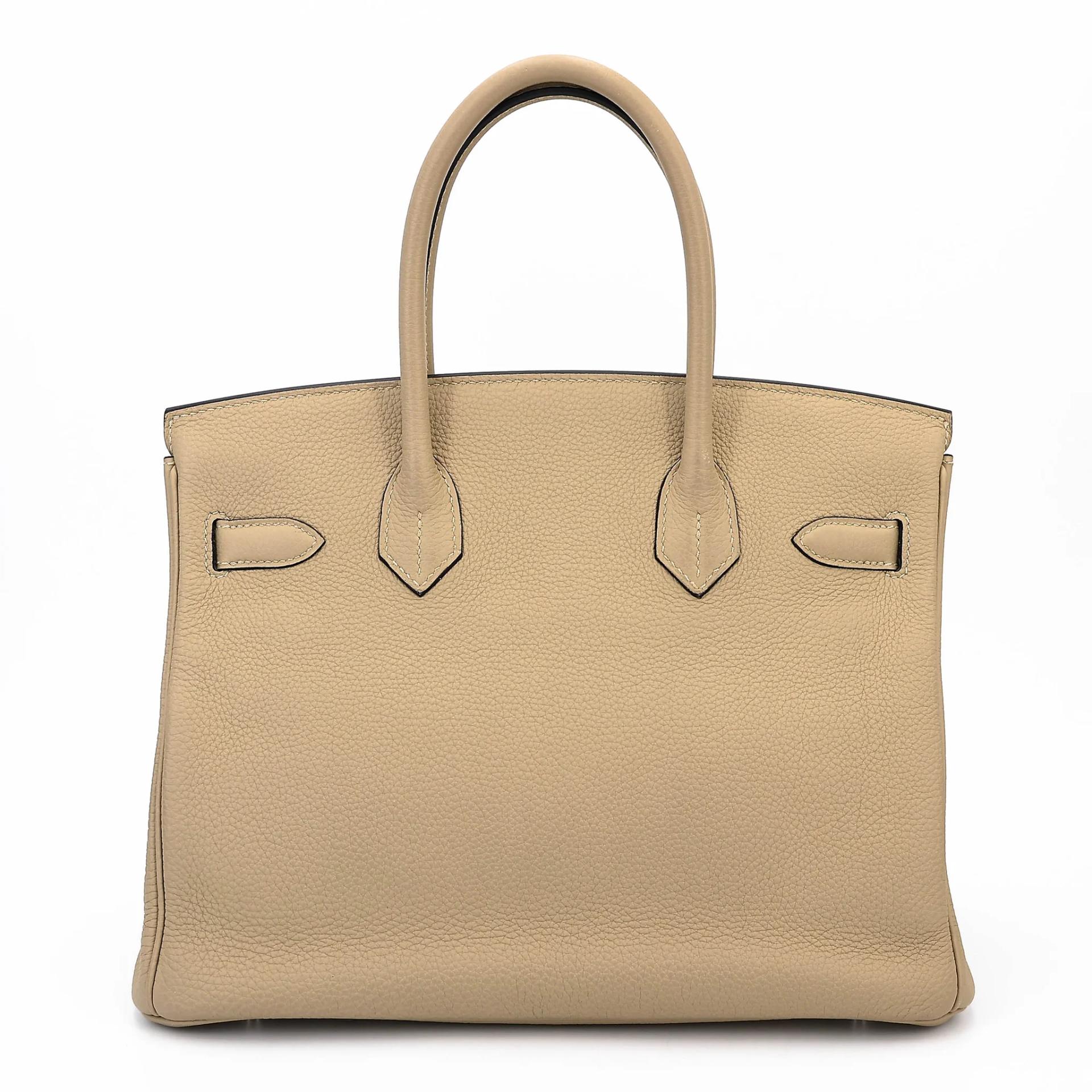 ランク A HERMÈS エルメス バーキン30 トレンチ (S2) トゴ シルバー金具 X刻印 (2016) - 2