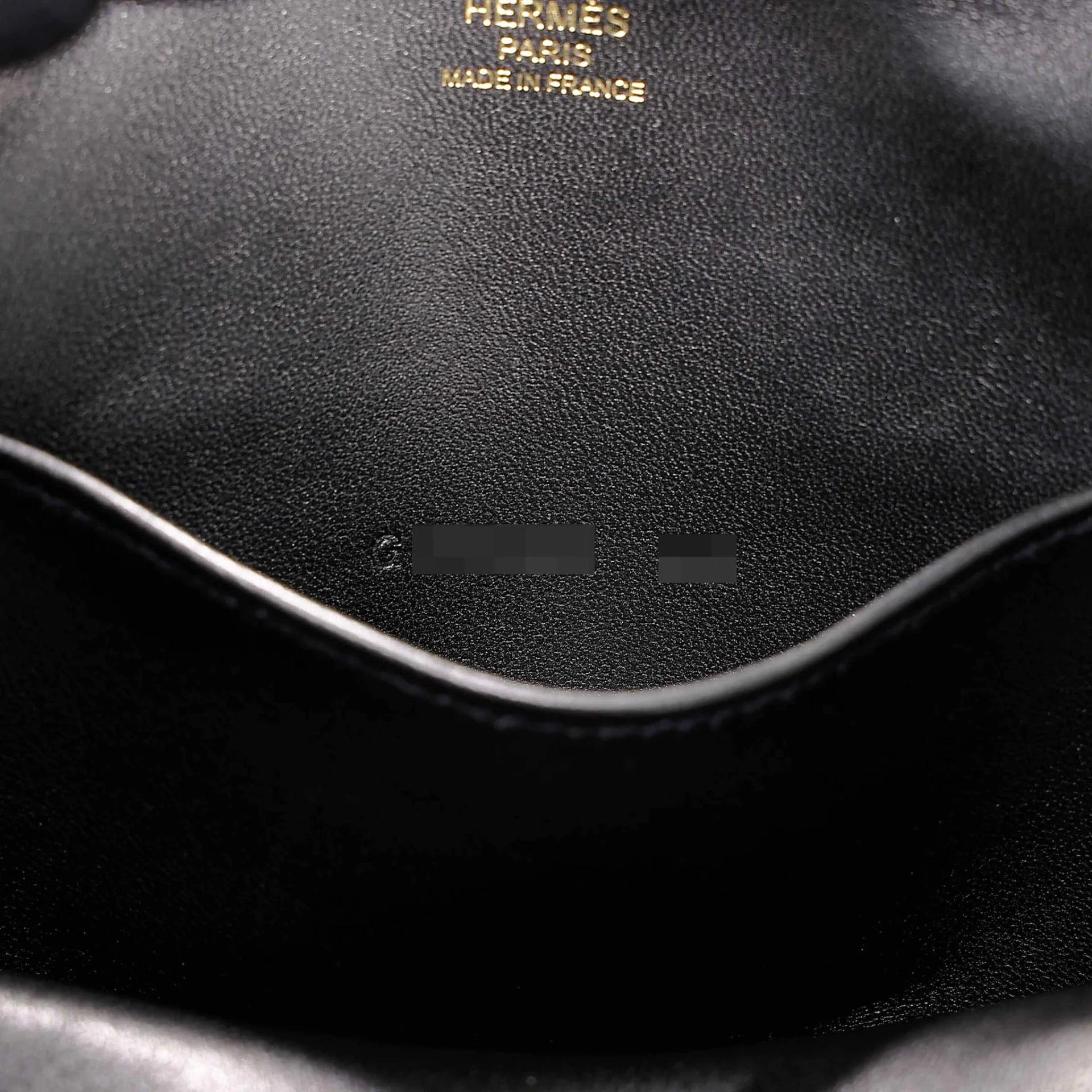 全新 HERMÈS 愛馬仕 Mini Bolide 1923 89 黑色 Noir (Black) Chevre山羊皮 金扣 G刻 2026年 - 11