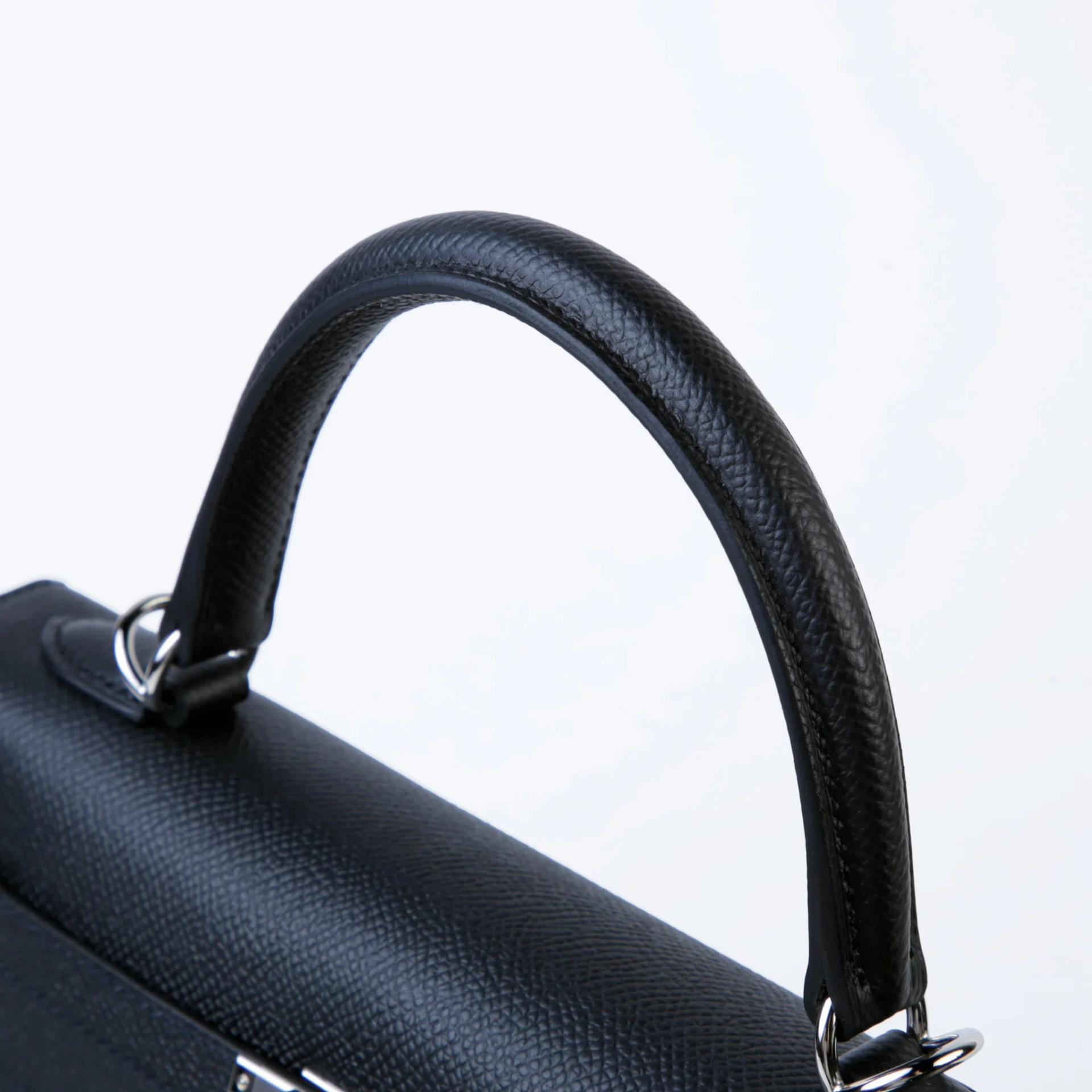 Brand New ( Rank N ) HERMÈS Kelly 25 Sellier Noir (89) Epsom Palladium hardware G (2026) - 3