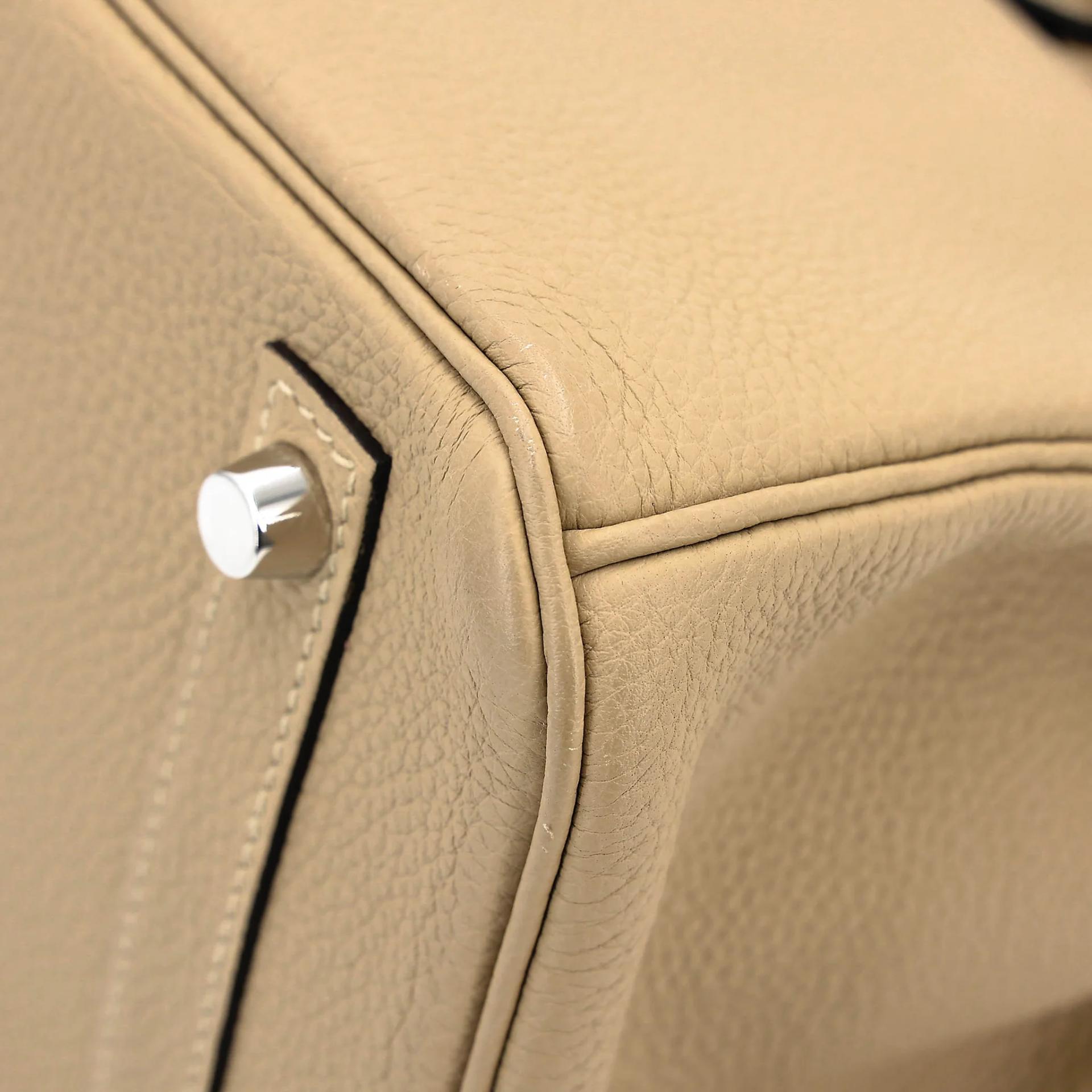 ランク A HERMÈS エルメス バーキン30 トレンチ (S2) トゴ シルバー金具 X刻印 (2016) - 8