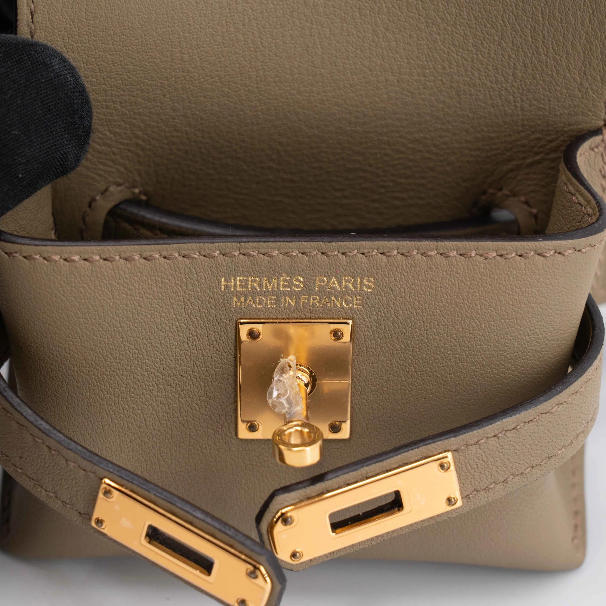 SA超美品 HERMÈS 爱马仕 Kelly Moove 8Q 马尔法米色 Beige Marfa Swift牛皮 金扣 W刻 2024年 - 28