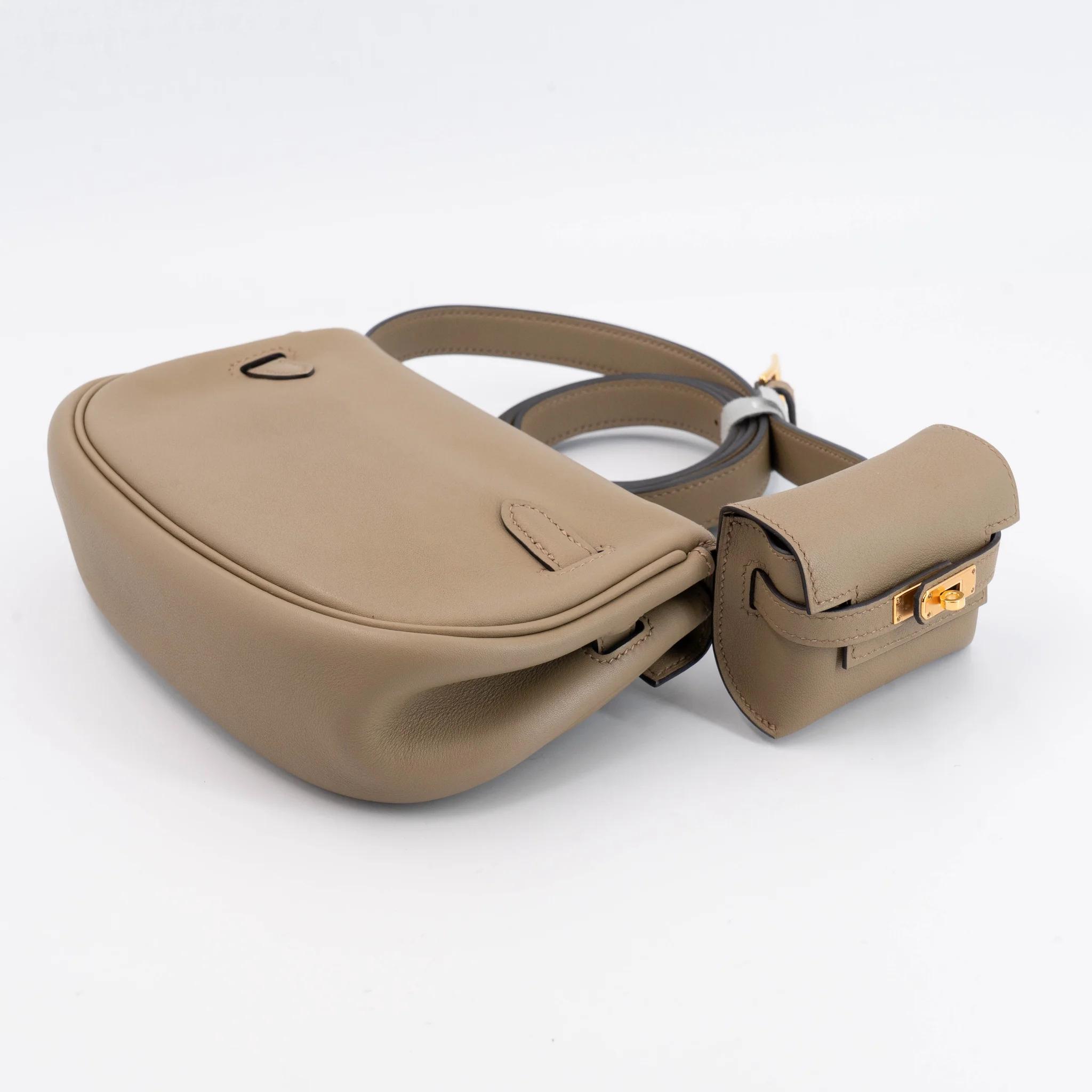 SA超美品 HERMÈS 爱马仕 Kelly Moove 8Q 马尔法米色 Beige Marfa Swift牛皮 金扣 W刻 2024年 - 6