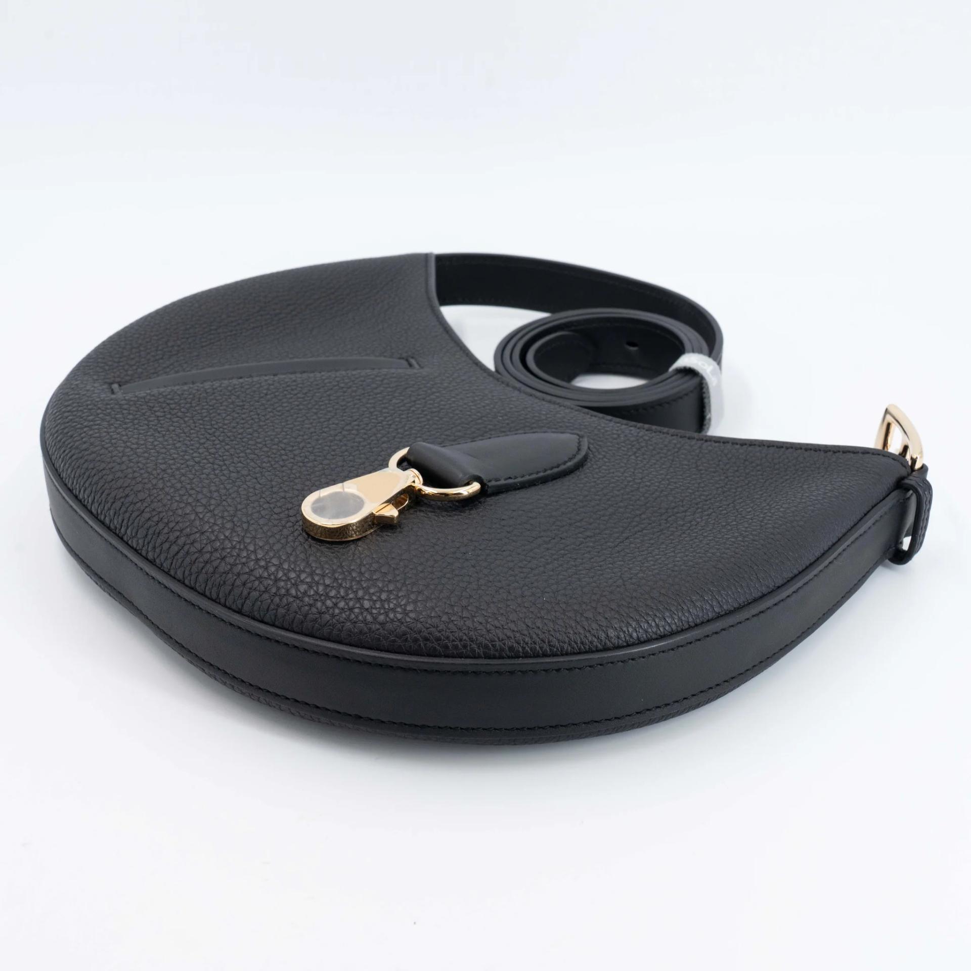 Excellent ( Rank SA ) HERMÈS Arcon Shoulder bag Noir (89) Togo Permabrass hardware W (2024) - 8