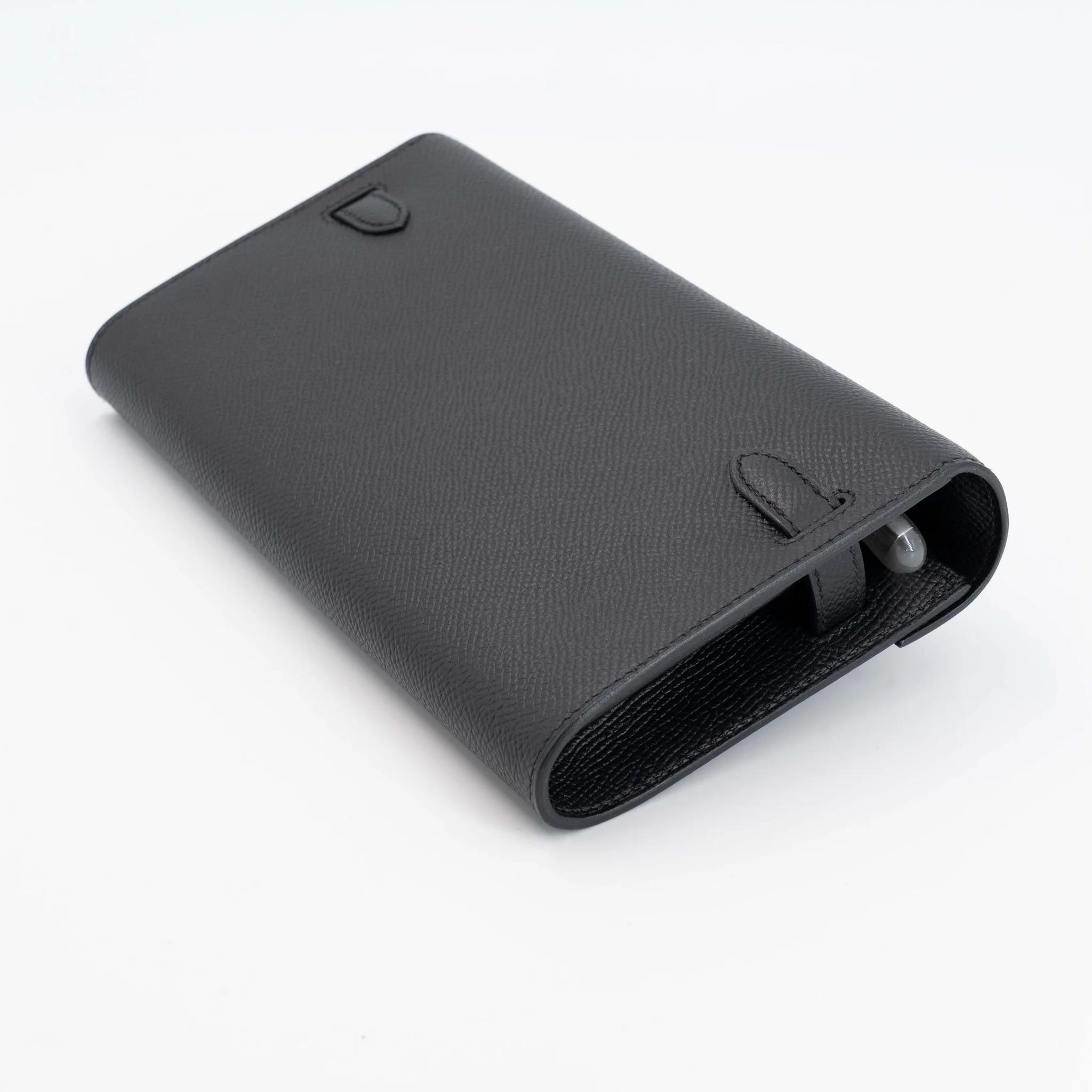 未使用保存品 HERMÈS 爱马仕 Kelly To Go 钱包 89 黑色 Noir (Black) Epsom皮 银扣 Y刻 2020年 - 7