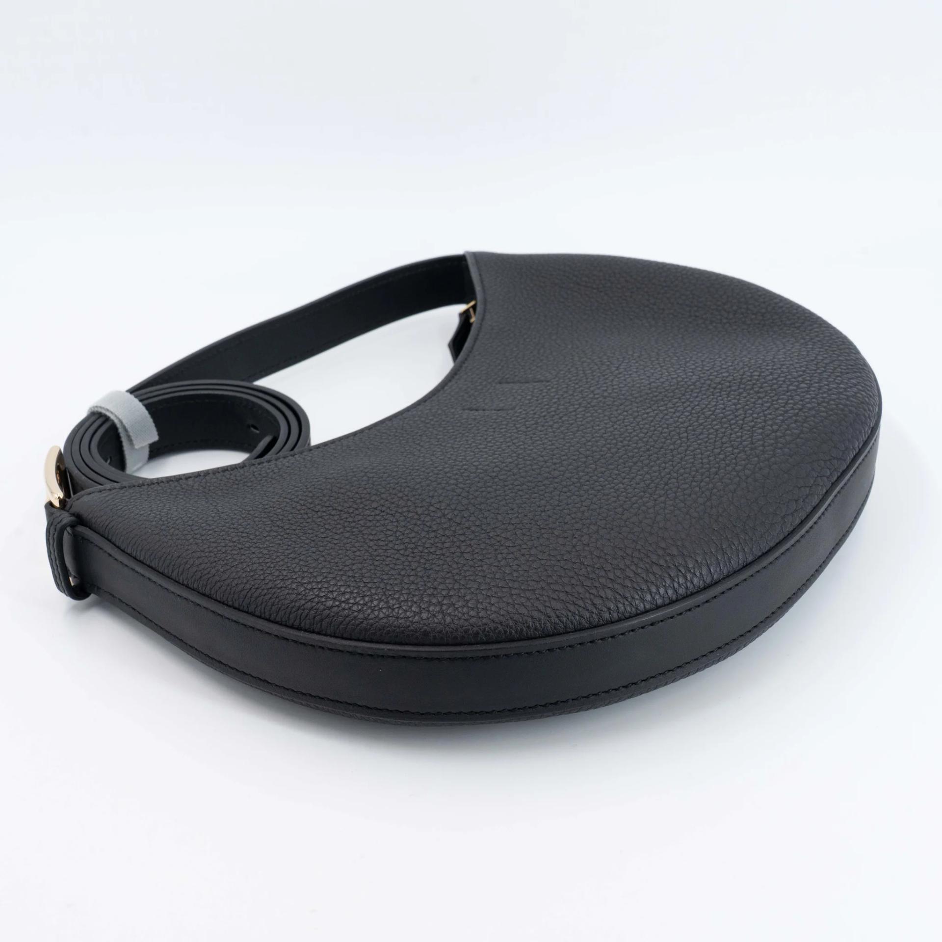 Excellent ( Rank SA ) HERMÈS Arcon Shoulder bag Noir (89) Togo Permabrass hardware W (2024) - 10