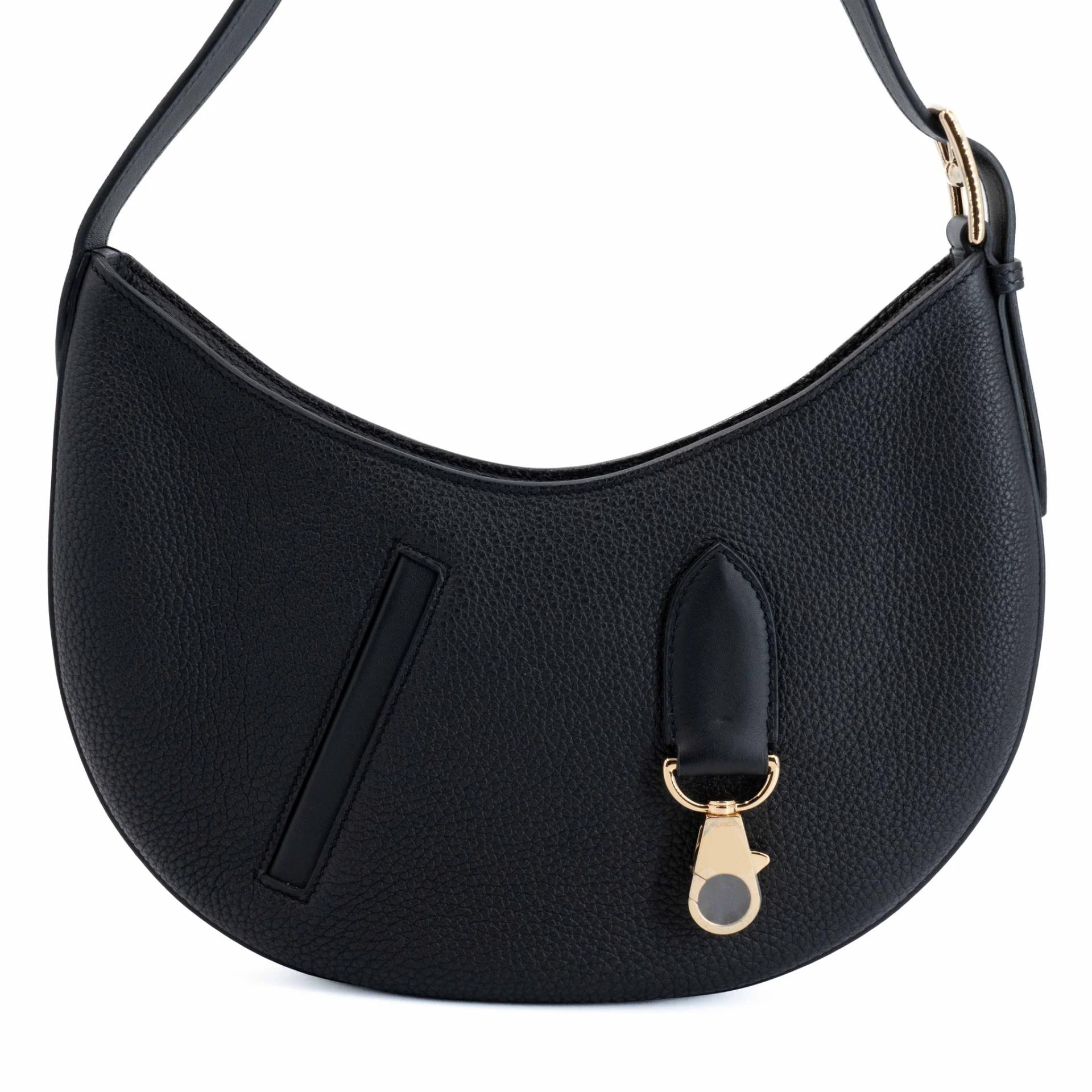 Excellent ( Rank SA ) HERMÈS Arcon Shoulder bag Noir (89) Togo Permabrass hardware W (2024) - 1