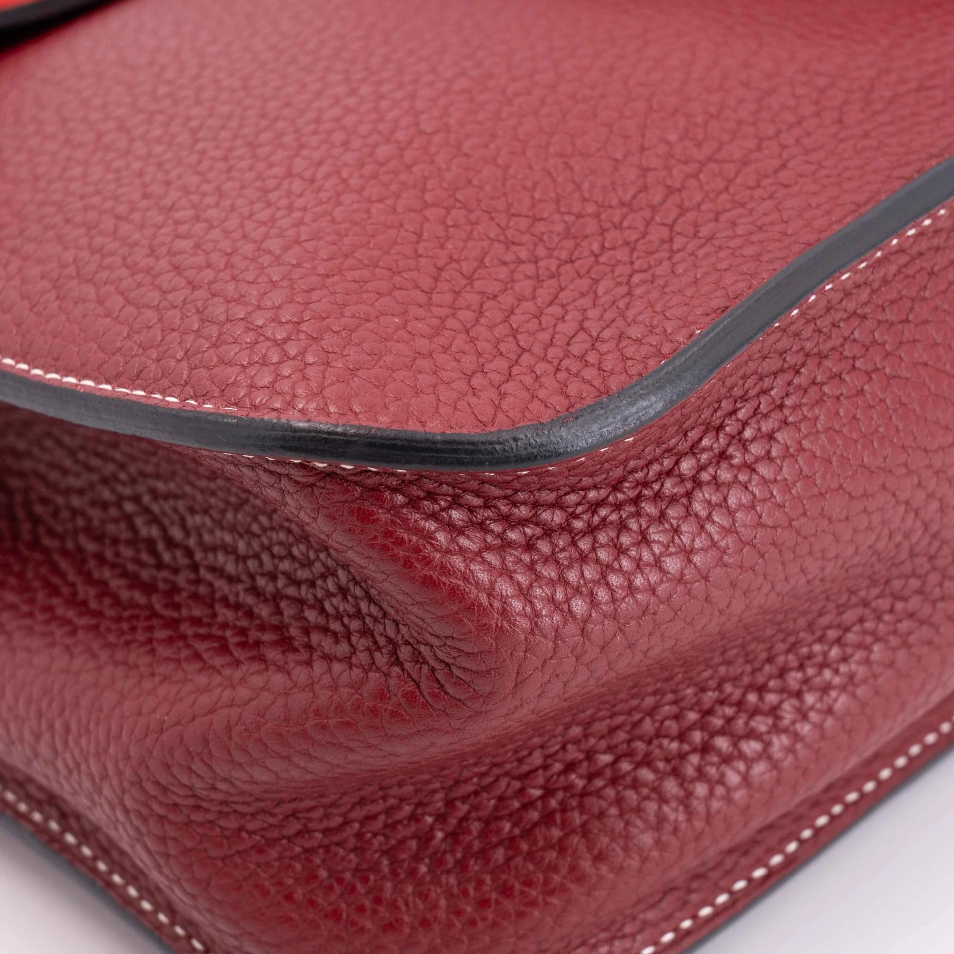 ランク A HERMÈS エルメス アルザン31 ルージュアッシュ (55) トリヨン シルバー金具 T刻印 (2015) - 17