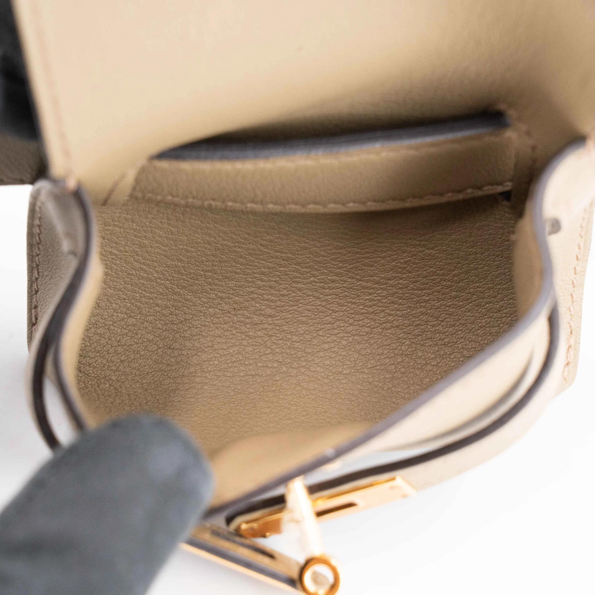 SA超美品 HERMÈS 爱马仕 Kelly Moove 8Q 马尔法米色 Beige Marfa Swift牛皮 金扣 W刻 2024年 - 30