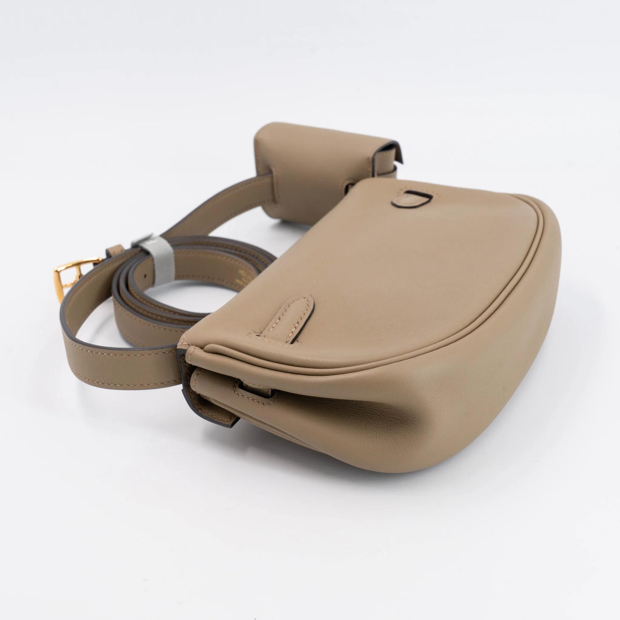 SA超美品 HERMÈS 爱马仕 Kelly Moove 8Q 马尔法米色 Beige Marfa Swift牛皮 金扣 W刻 2024年 - 7