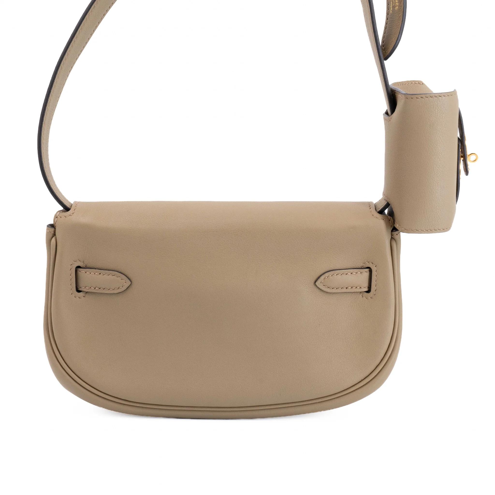 SA超美品 HERMÈS 爱马仕 Kelly Moove 8Q 马尔法米色 Beige Marfa Swift牛皮 金扣 W刻 2024年 - 2