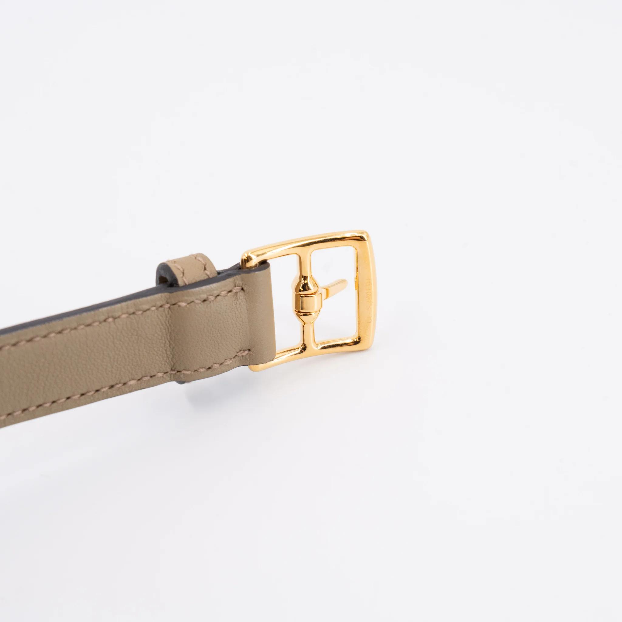 SA超美品 HERMÈS 爱马仕 Kelly Moove 8Q 马尔法米色 Beige Marfa Swift牛皮 金扣 W刻 2024年 - 34