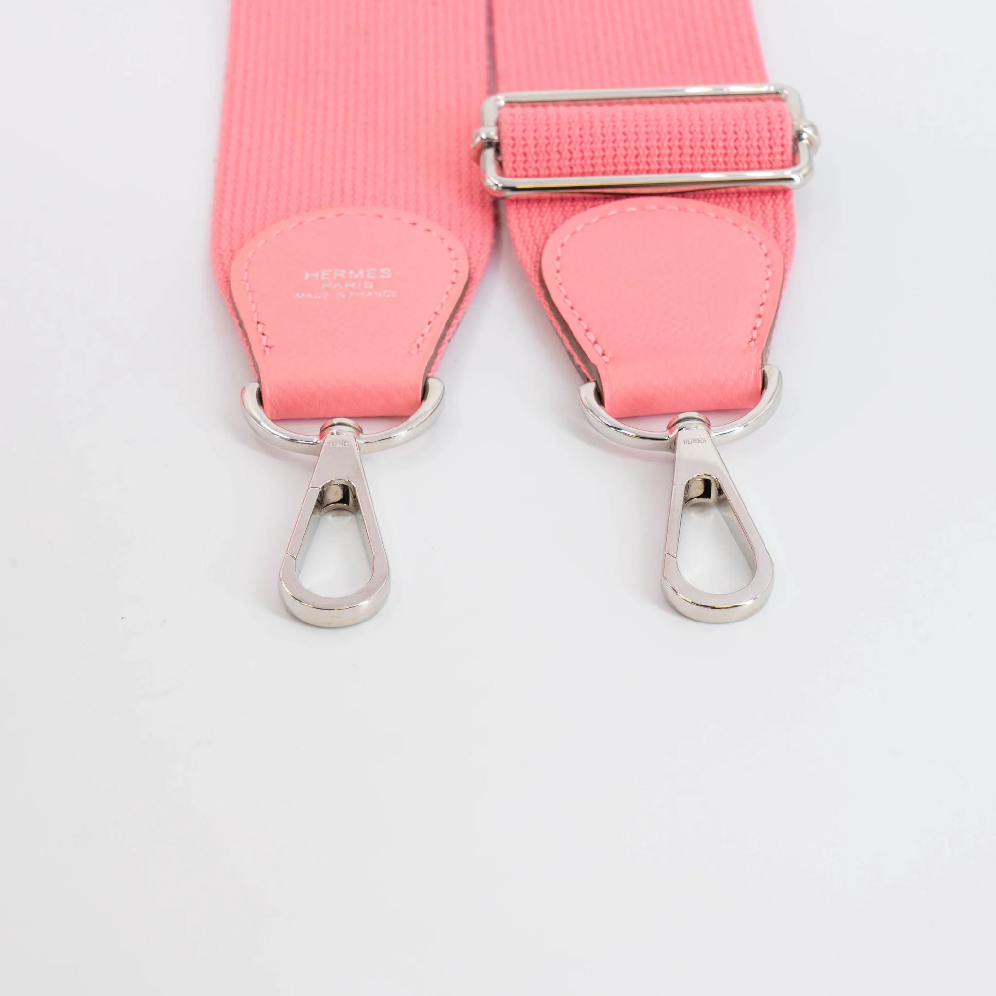 A美品 HERMÈS 爱马仕 Evelyne 29 1Q 彩纸粉 Rose Confetti Epsom牛皮 银扣 T刻 2015年 - 25
