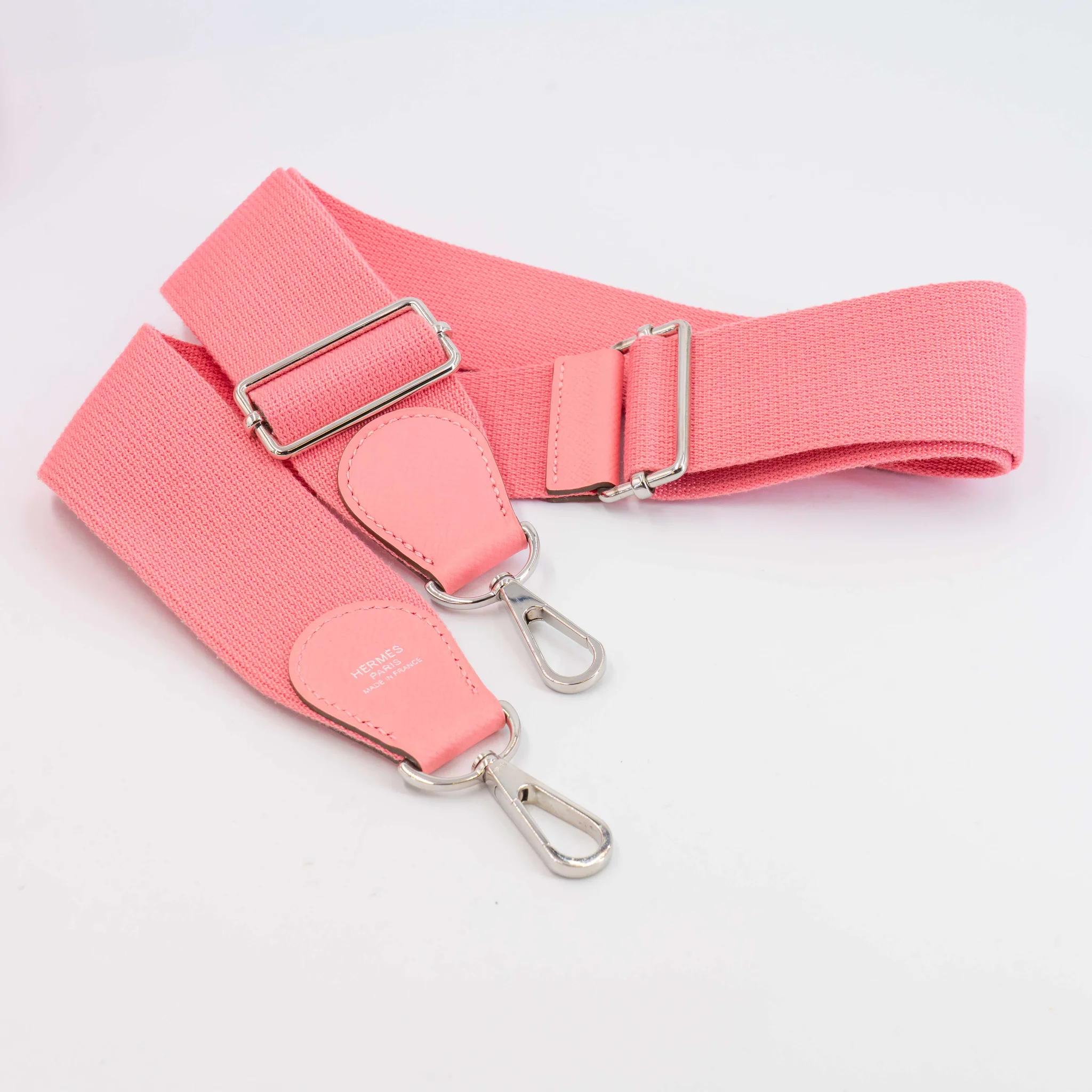 A美品 HERMÈS 爱马仕 Evelyne 29 1Q 彩纸粉 Rose Confetti Epsom牛皮 银扣 T刻 2015年 - 24