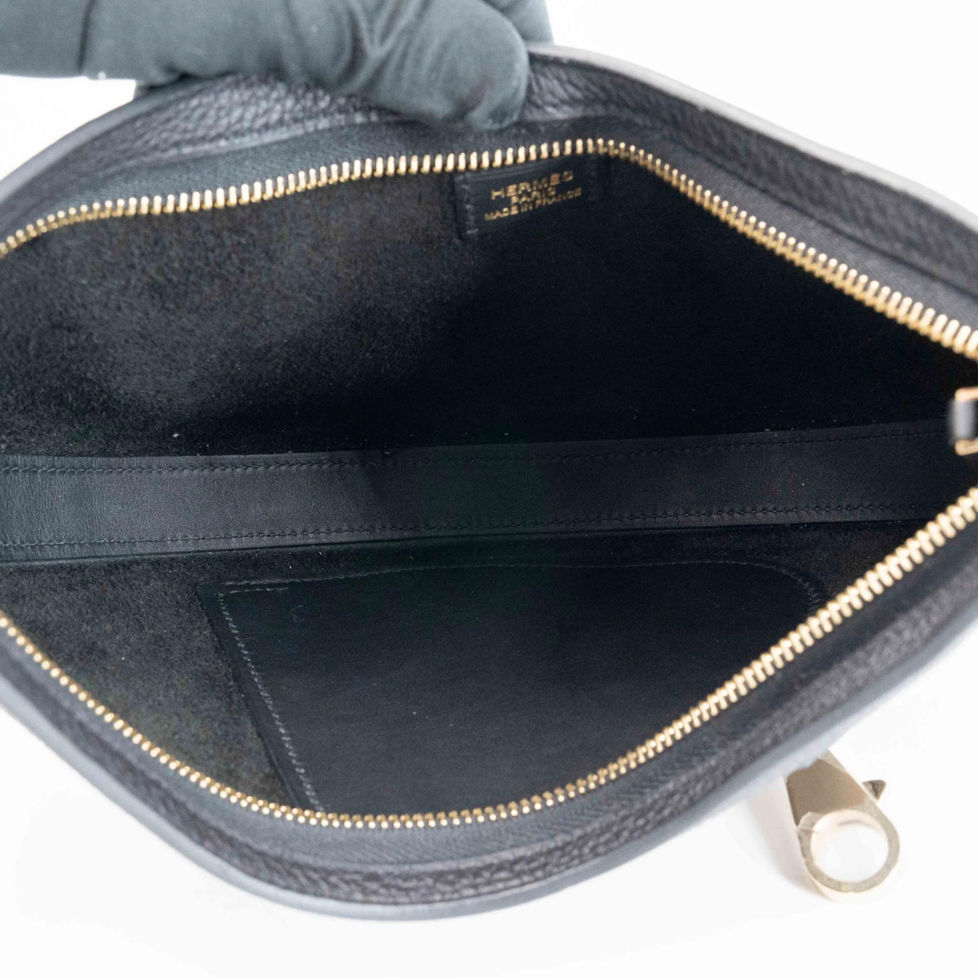 Excellent ( Rank SA ) HERMÈS Arcon Shoulder bag Noir (89) Togo Permabrass hardware W (2024) - 17