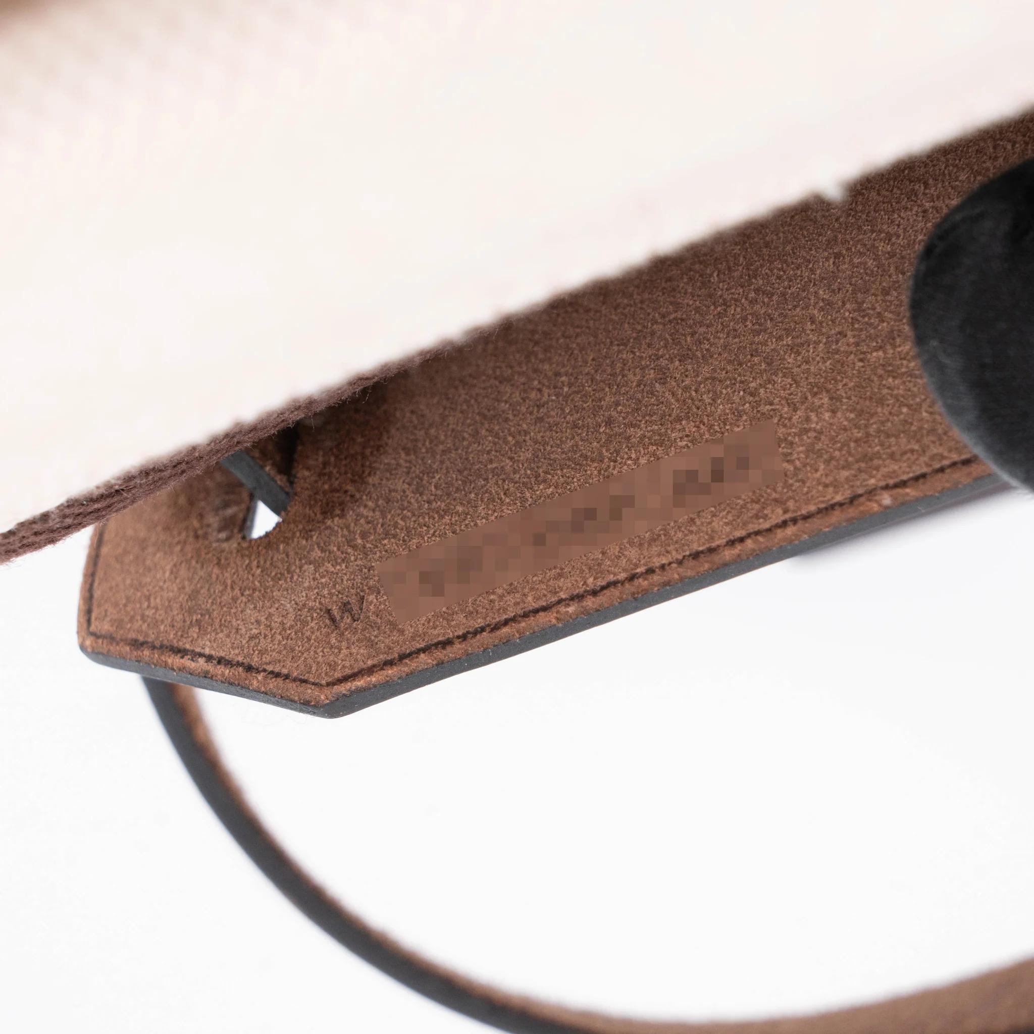Very Good ( Rank A) HERMÈS Herbag Zip Mini 20 Ebene (46) Vache Hunter Toile H canvas Gold hardware W (2024) - 30