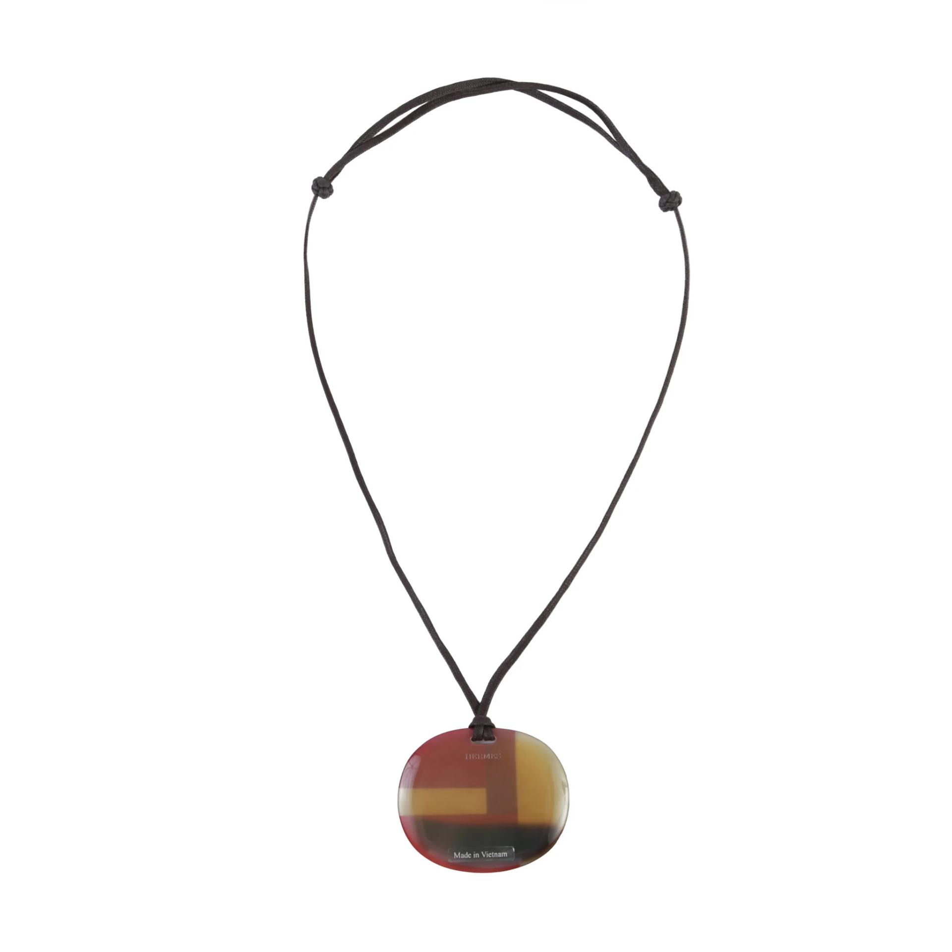 Corne de Buffle Necklace Red