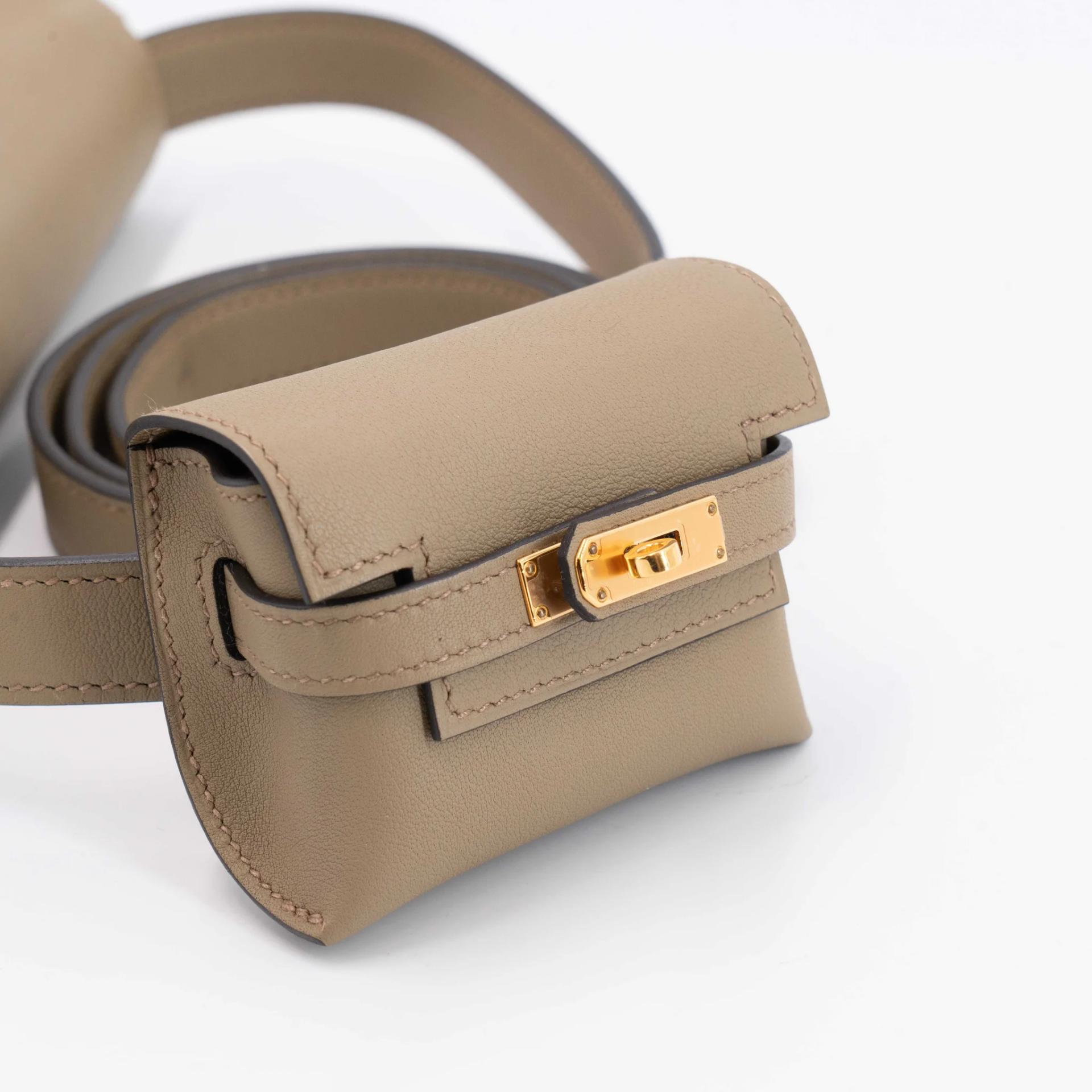 Excellent ( Rank SA ) HERMÈS Kelly Moove Beige Marfa (8Q) Swift Gold hardware W (2024) - 26