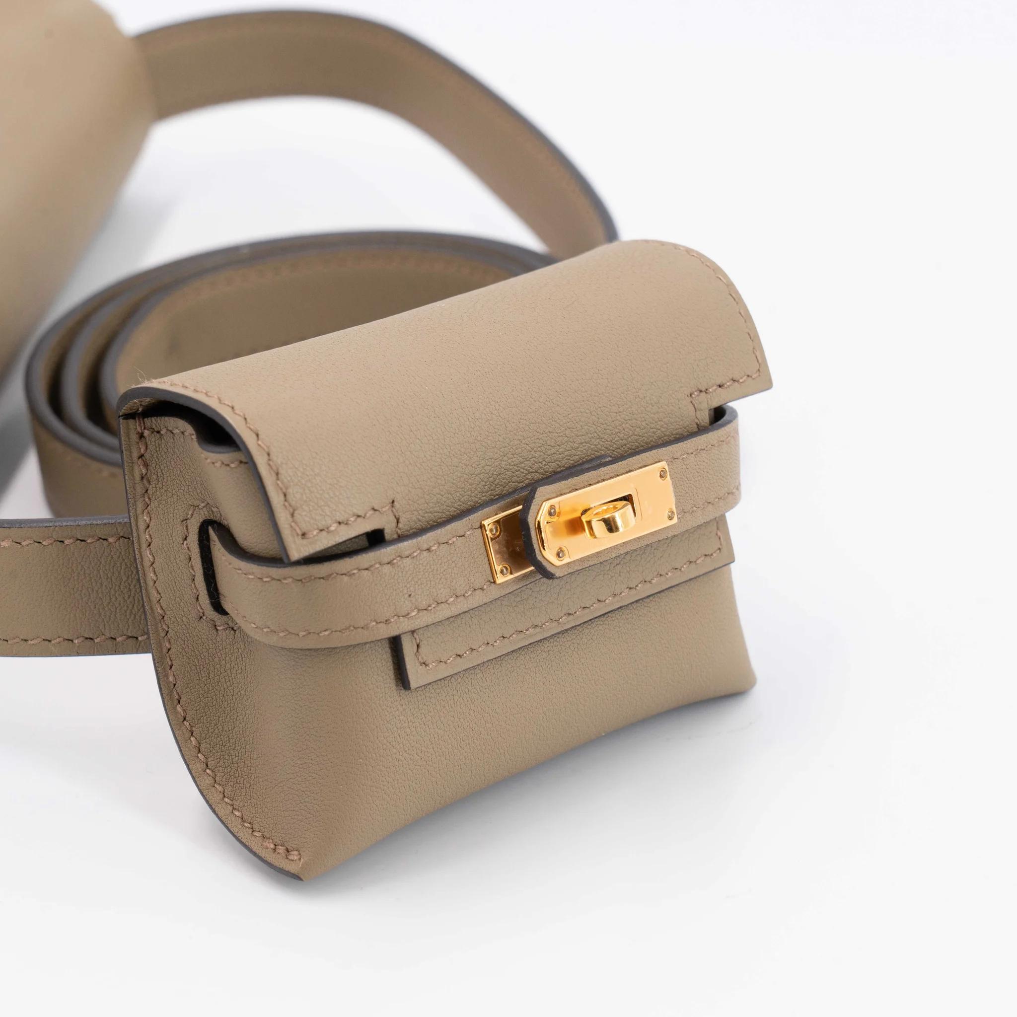 SA超美品 HERMÈS 爱马仕 Kelly Moove 8Q 马尔法米色 Beige Marfa Swift牛皮 金扣 W刻 2024年 - 26