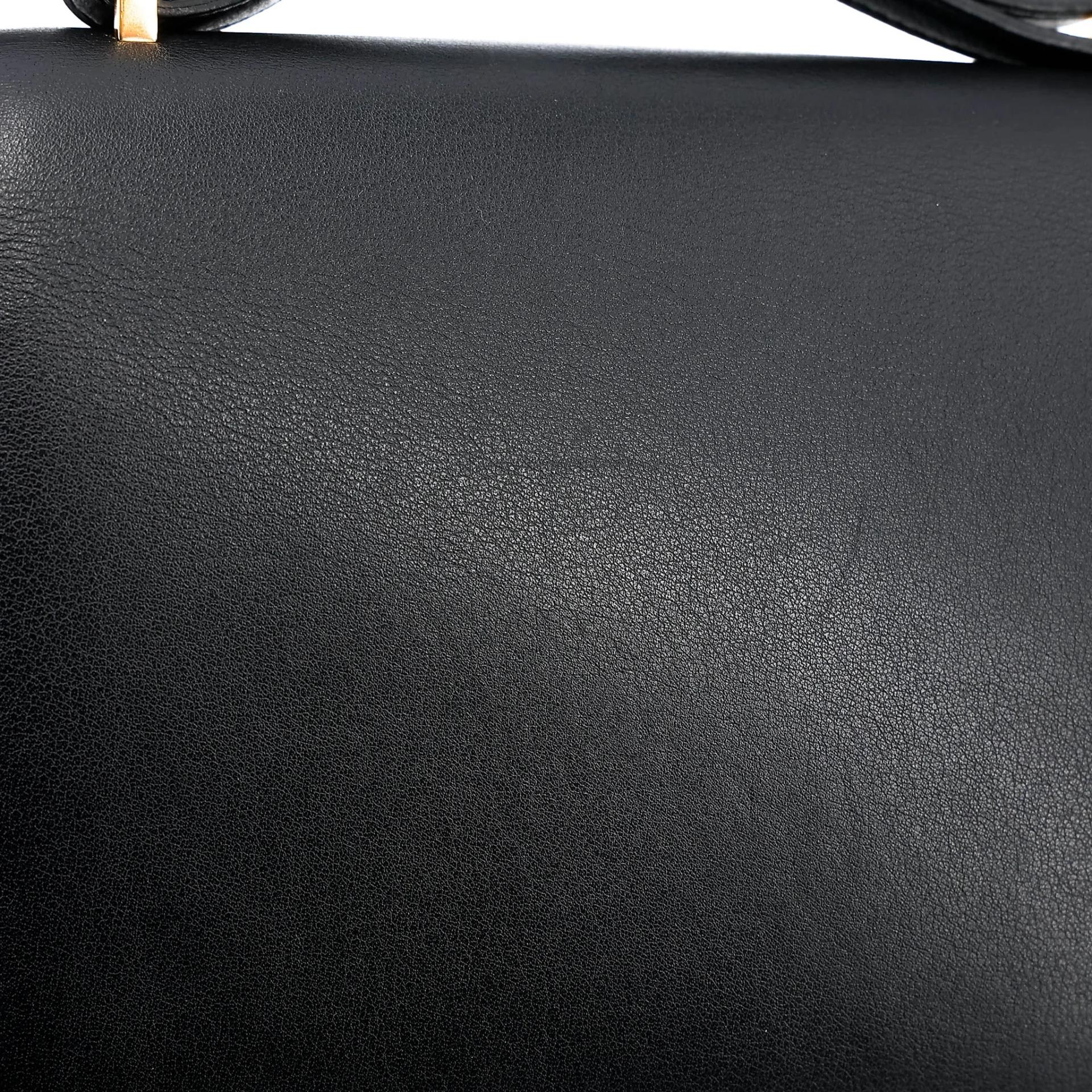 ランク A HERMÈS エルメス コンスタンス3 ミニ ブラック (89) スイフト ゴールド金具 A刻印 (2017) - 8