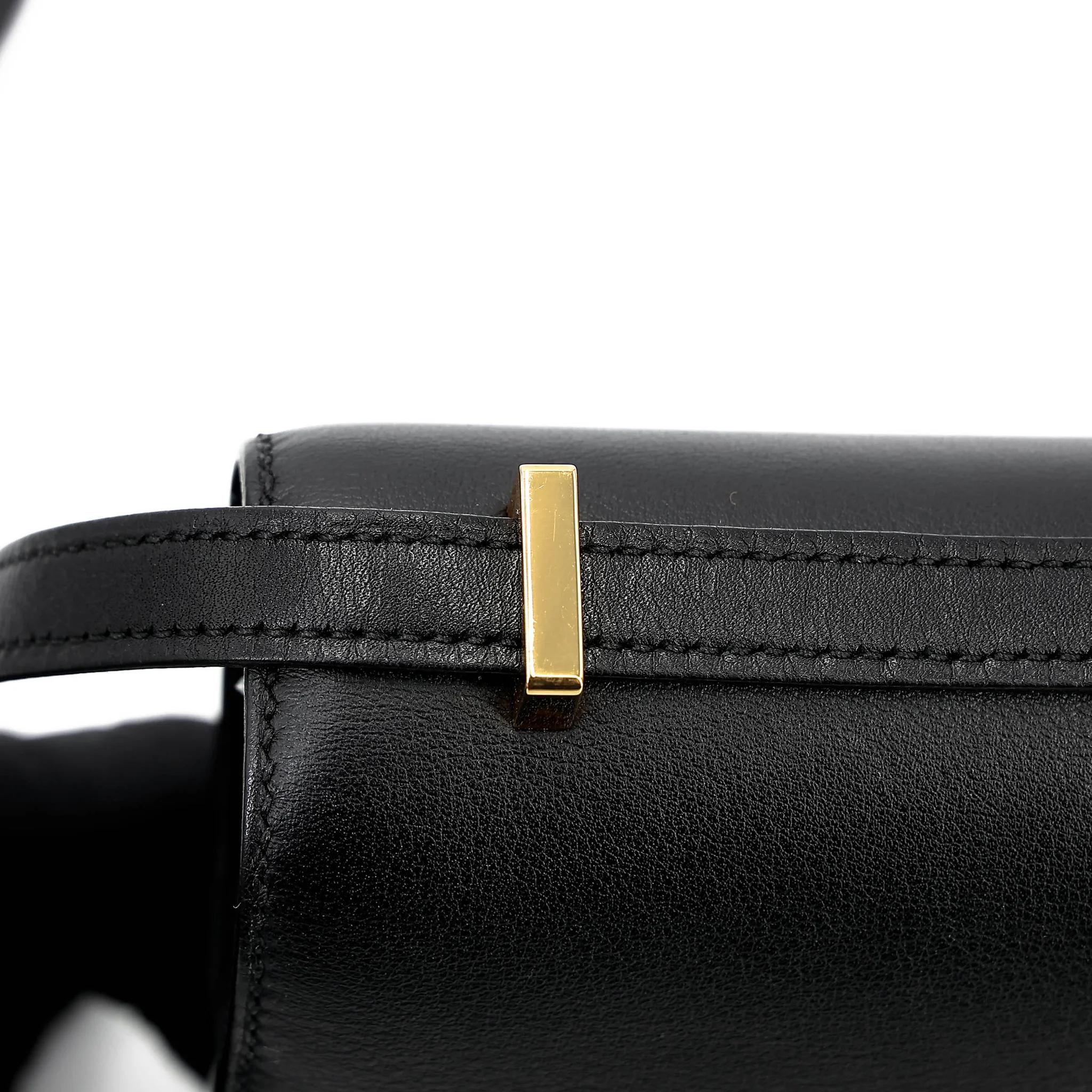 A美品 HERMÈS 愛馬仕 Constance 康康 Mini 19 89 黑色 Noir (Black) Swift牛皮 金扣 A刻 2017年 - 25