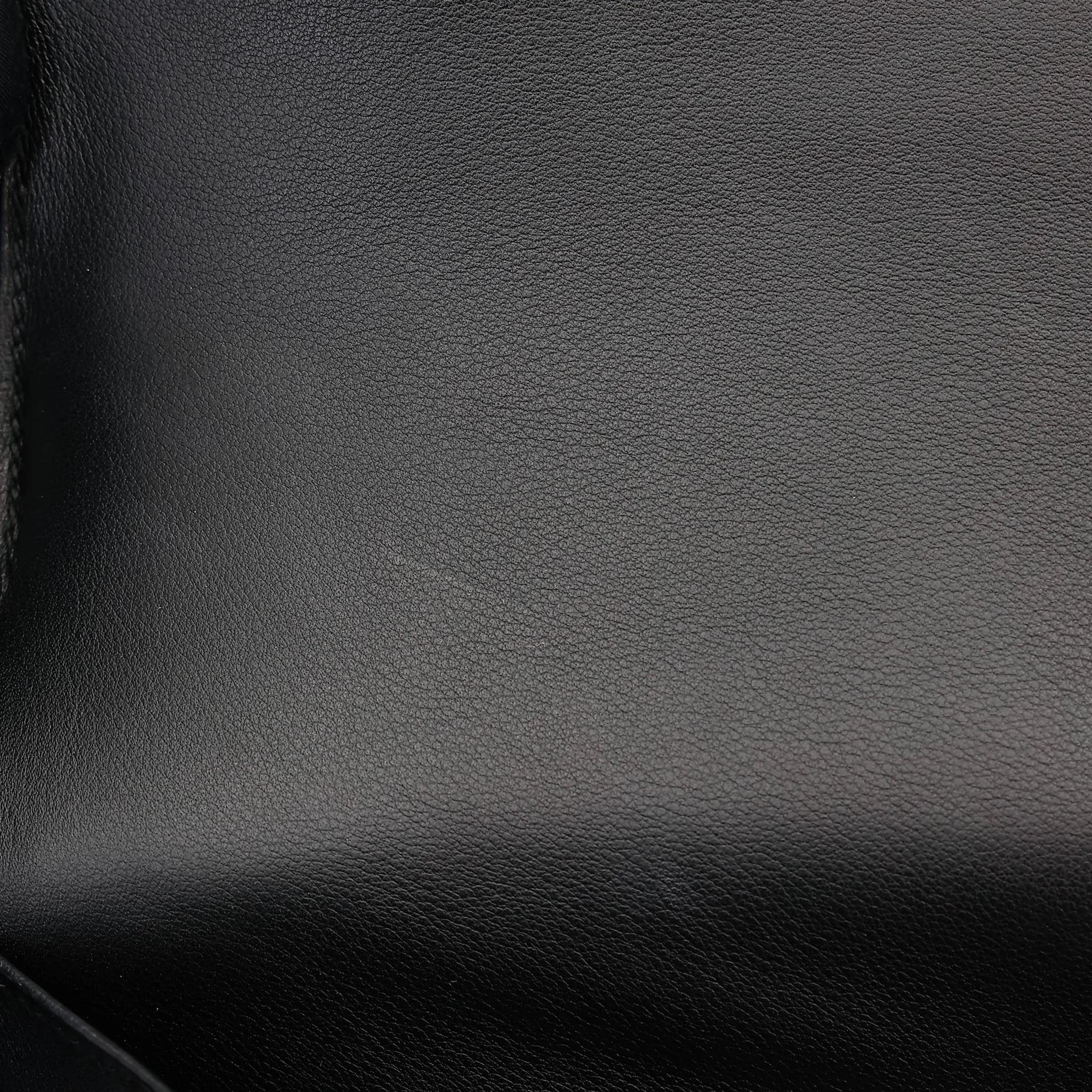 A美品 HERMÈS 愛馬仕 Constance 康康 24 89 黑色 Noir (Black) Toile H 帆布 Swift牛皮 銀扣 D刻 2019年 - 22