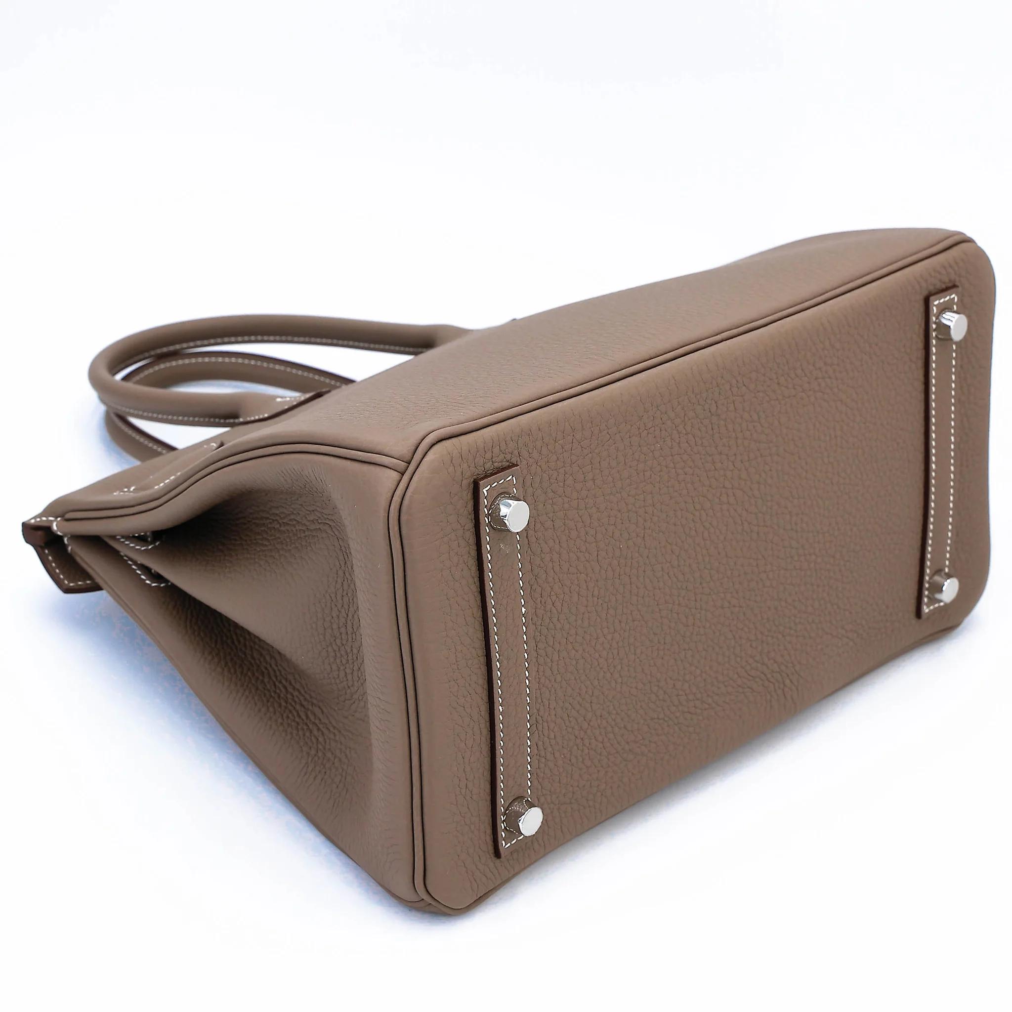 Brand New ( Rank N ) HERMÈS Birkin 30 Etoupe (18) Togo Palladium hardware G (2026) - 7