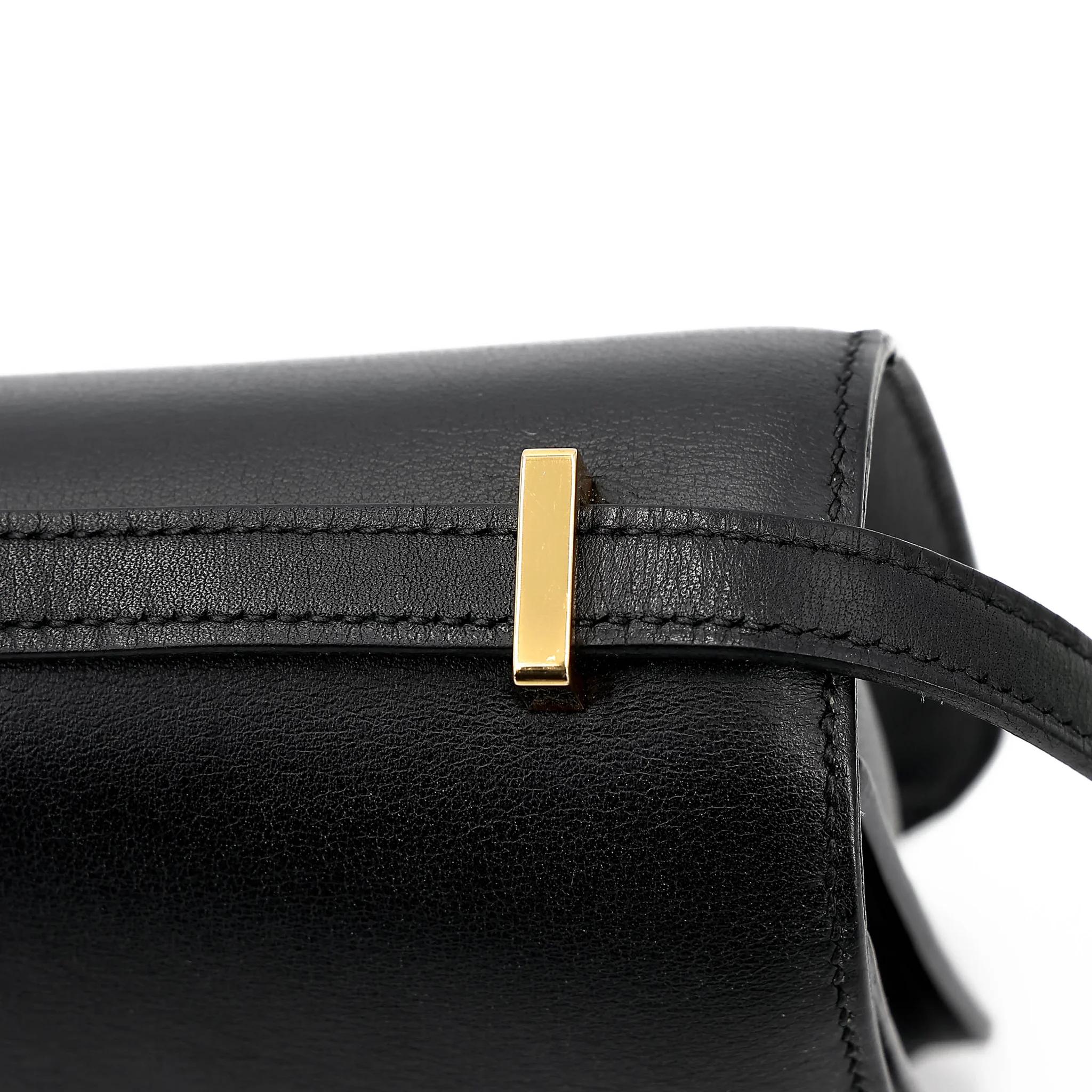 A美品 HERMÈS 愛馬仕 Constance 康康 Mini 19 89 黑色 Noir (Black) Swift牛皮 金扣 A刻 2017年 - 26