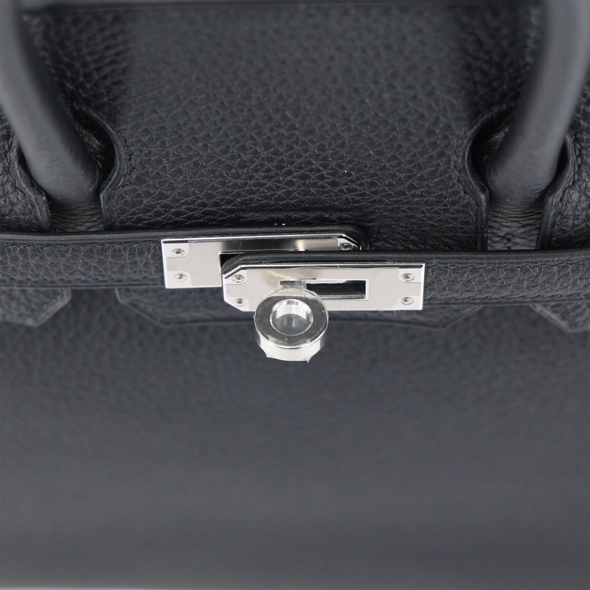 全新 HERMÈS 爱马仕 Birkin 25 89 黑色 Noir (Black) Togo小牛皮 银扣 G刻 2026年 - 9