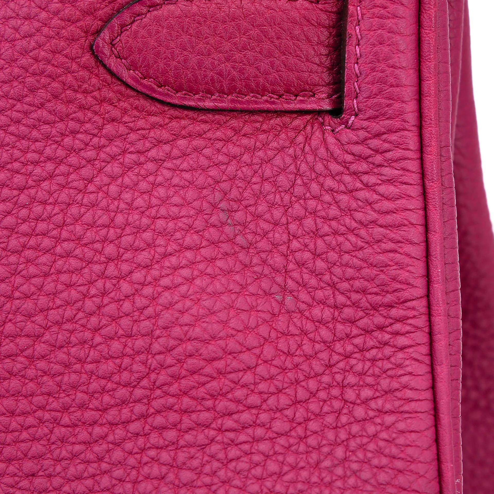 ランク A HERMÈS エルメス ケリー40 トスカ (K5) トゴ シルバー金具 □P刻印 (2012) - 15