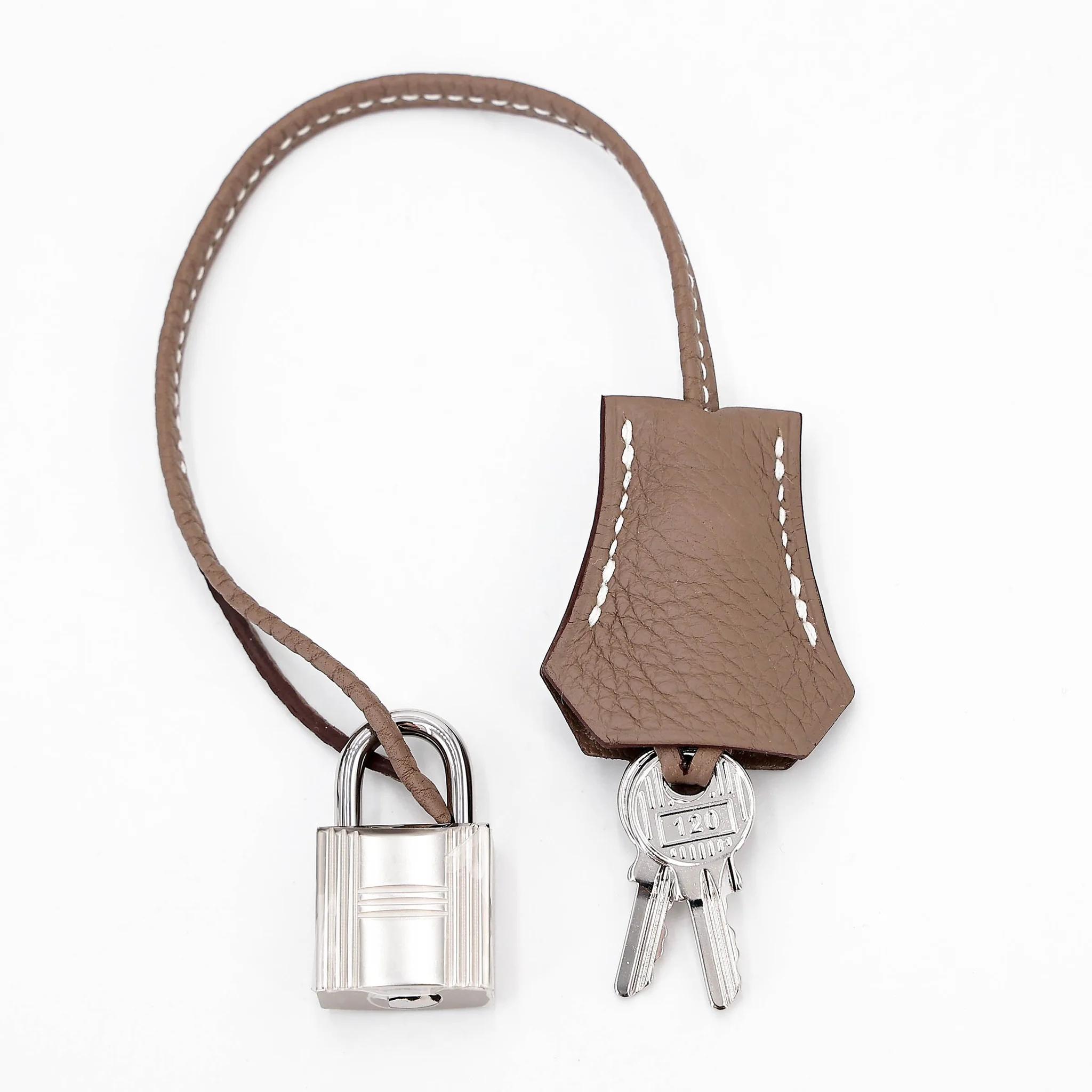 Brand New ( Rank N ) HERMÈS Birkin 30 Etoupe (18) Togo Palladium hardware G (2026) - 16