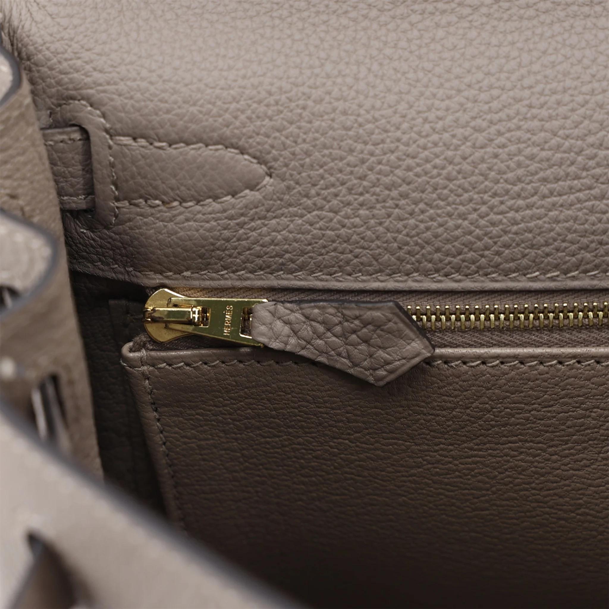 SA超美品 HERMÈS 愛馬仕 Kelly 25 M8 銀河灰 Gris Asphalte Togo小牛皮 金扣 A刻 2017年 - 16