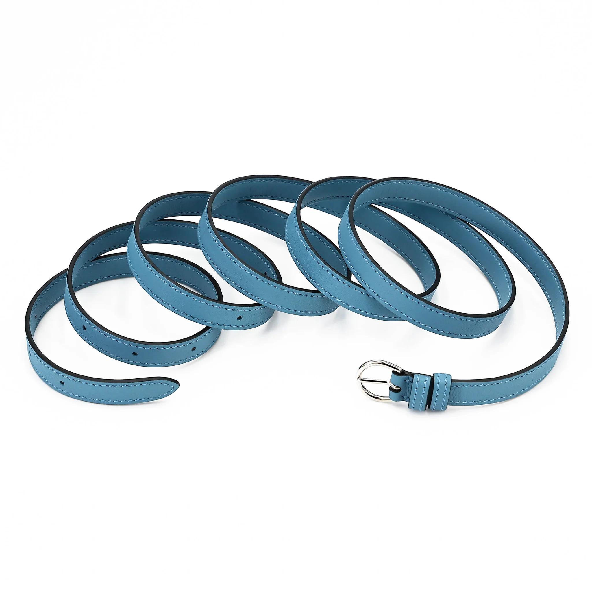 Unused ( Rank NS ) HERMÈS Limited Edition Kelly Danse Anate New Bleu Jean (D2) Swift Palladium hardware B (2023) - 22