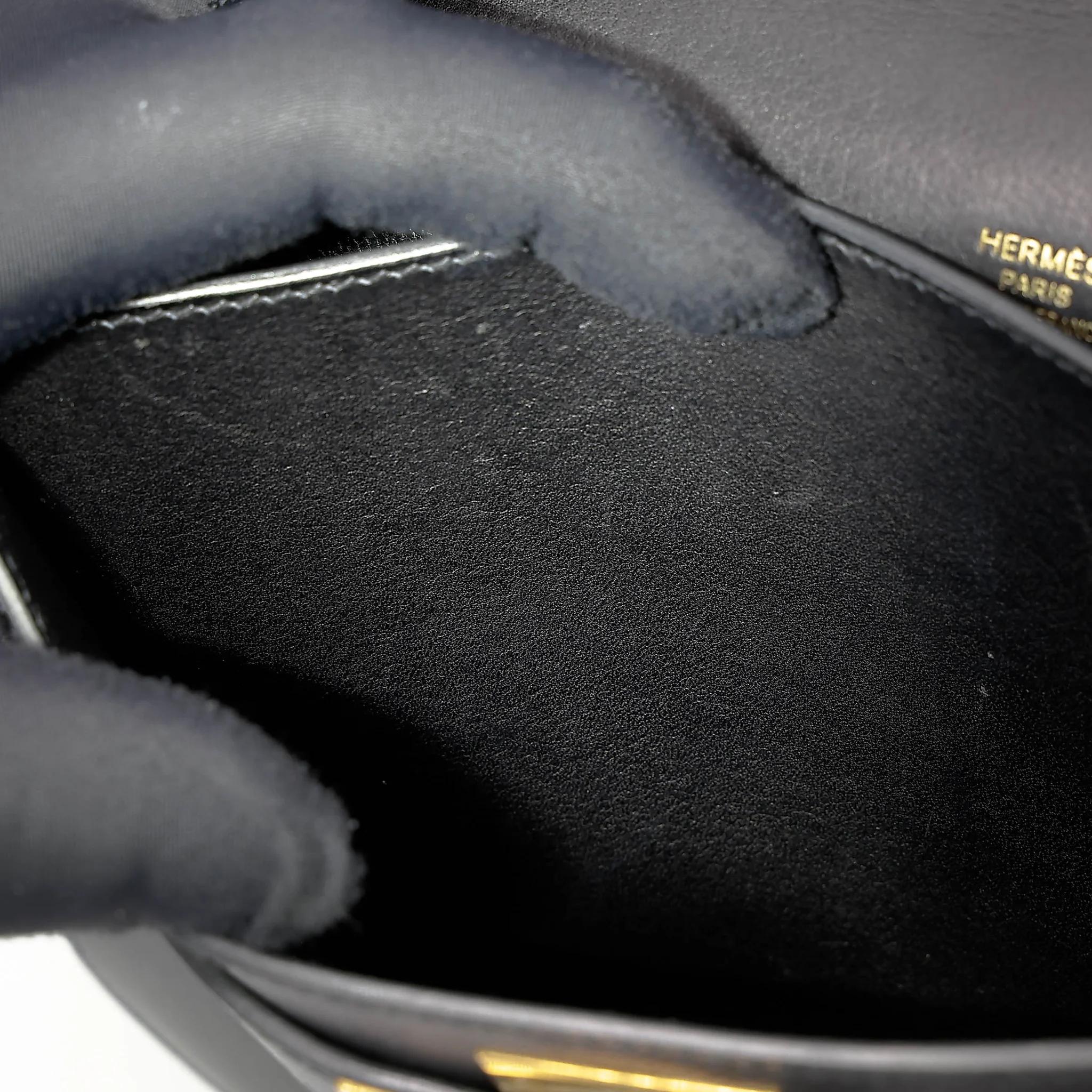 中古AB HERMÈS 愛馬仕 Kelly depeches 25 公文包 89 黑色 Noir (Black) Evergrain皮 金扣 Y刻 2020年 - 41