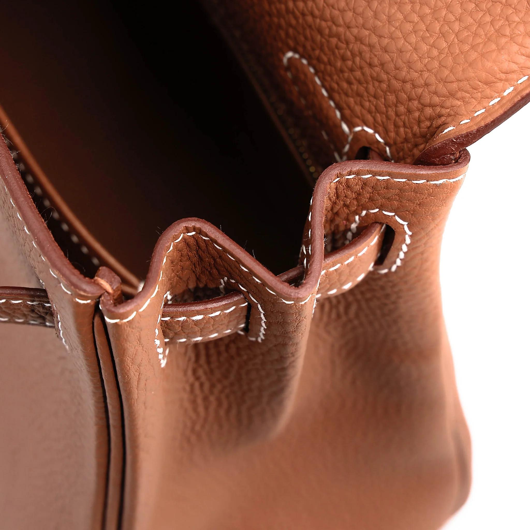 SA超美品 HERMÈS 愛馬仕 Kelly 25 37 金棕色 Gold Togo小牛皮 金扣 W刻 2024年 - 17