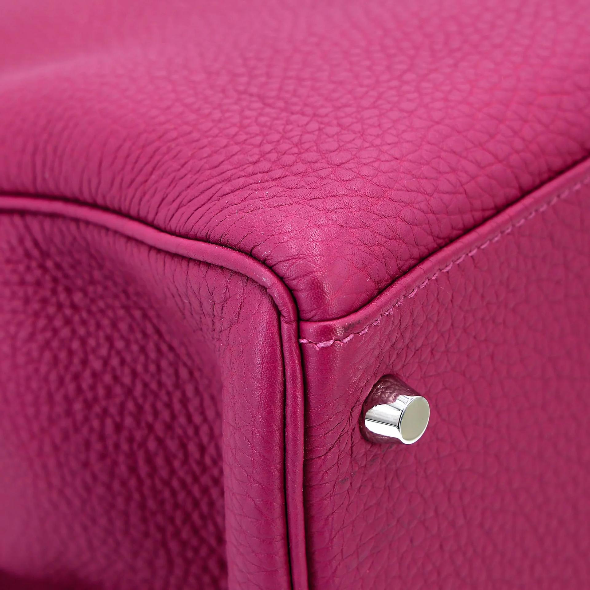 ランク A HERMÈS エルメス ケリー40 トスカ (K5) トゴ シルバー金具 □P刻印 (2012) - 13