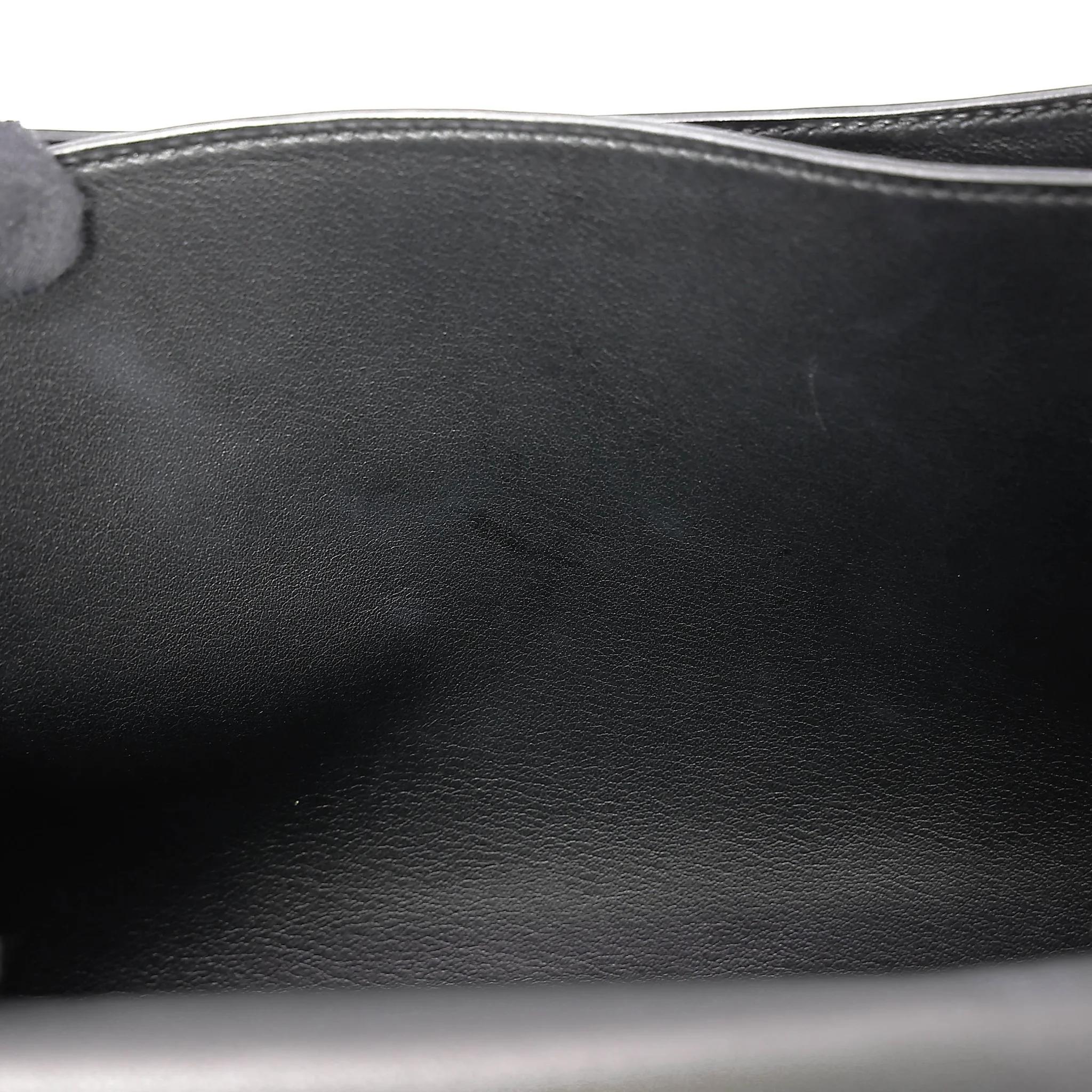 A美品 HERMÈS 愛馬仕 Constance 康康 24 89 黑色 Noir (Black) Toile H 帆布 Swift牛皮 銀扣 D刻 2019年 - 29