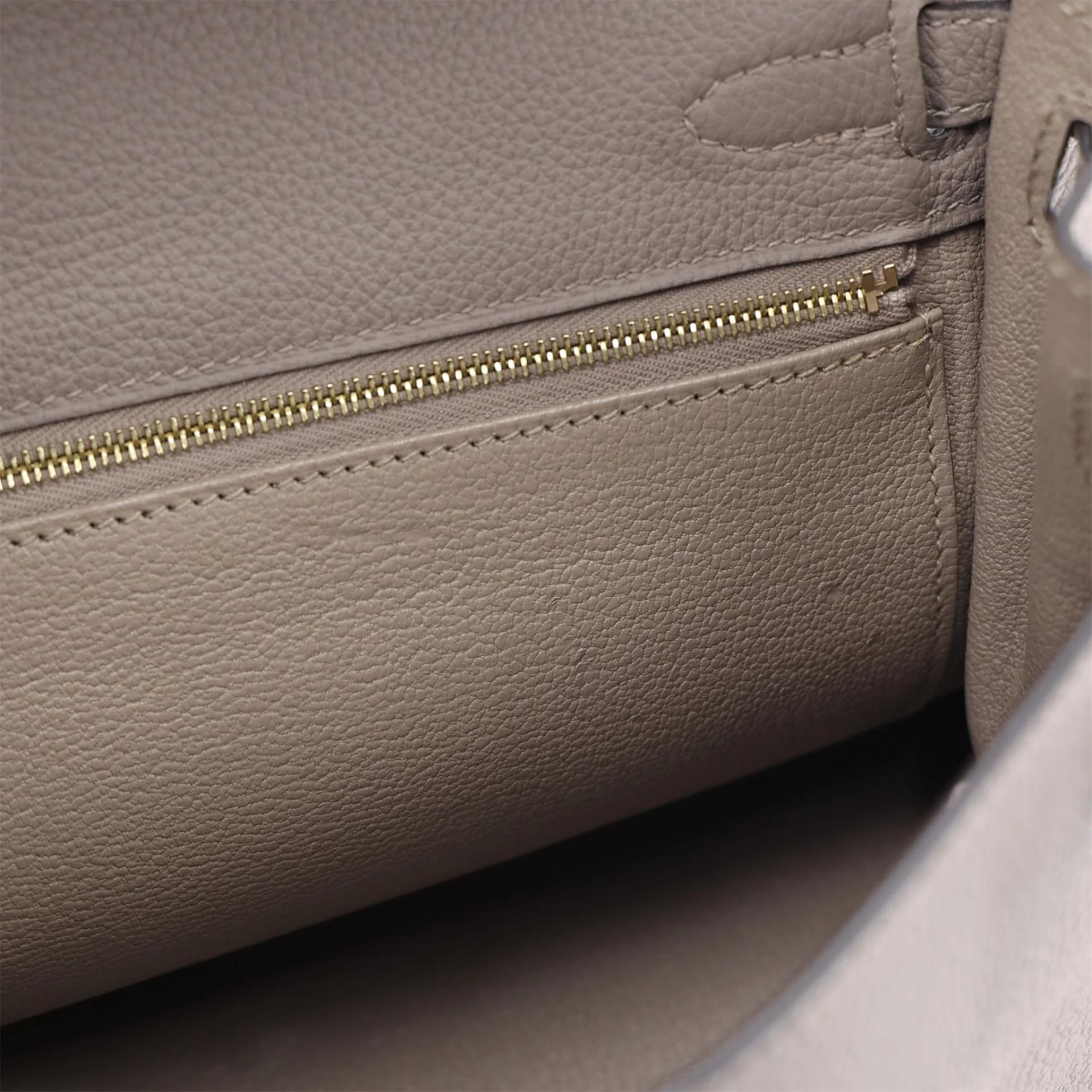 ランク SA HERMÈS エルメス ケリー25 グリアスファルト (M8) トゴ ゴールド金具 A刻印 (2017) - 18