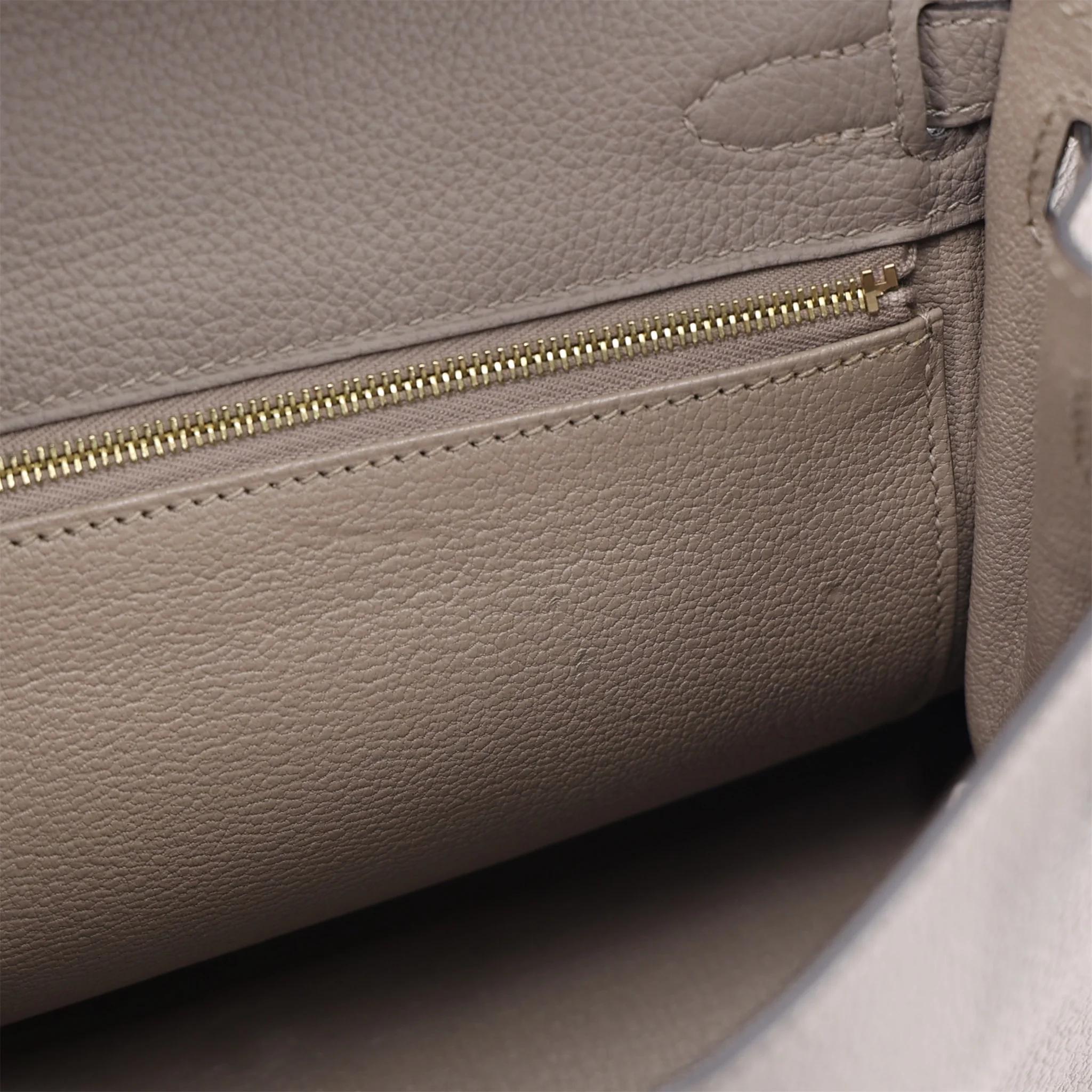 SA超美品 HERMÈS 愛馬仕 Kelly 25 M8 銀河灰 Gris Asphalte Togo小牛皮 金扣 A刻 2017年 - 18