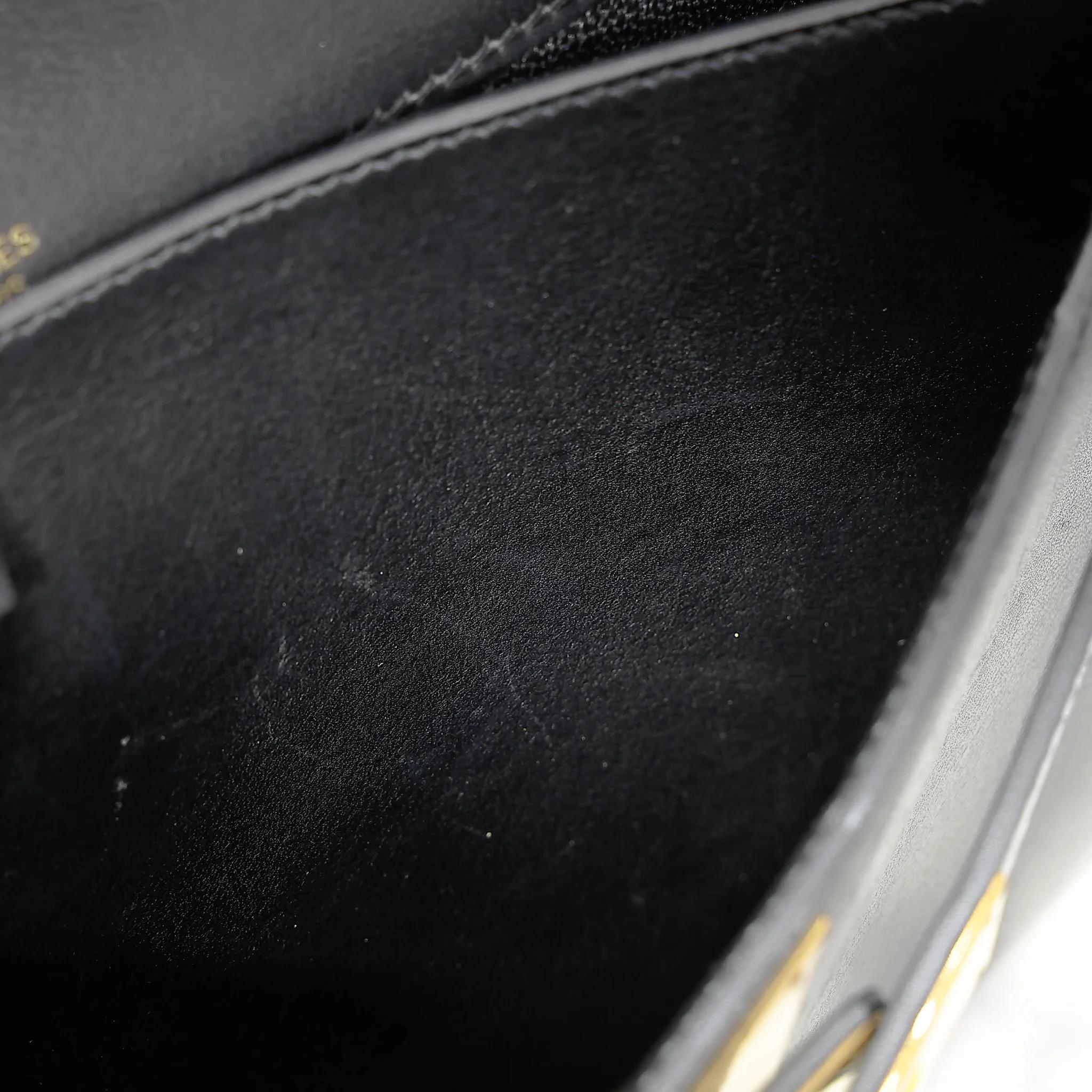 中古AB HERMÈS 愛馬仕 Kelly depeches 25 公文包 89 黑色 Noir (Black) Evergrain皮 金扣 Y刻 2020年 - 42