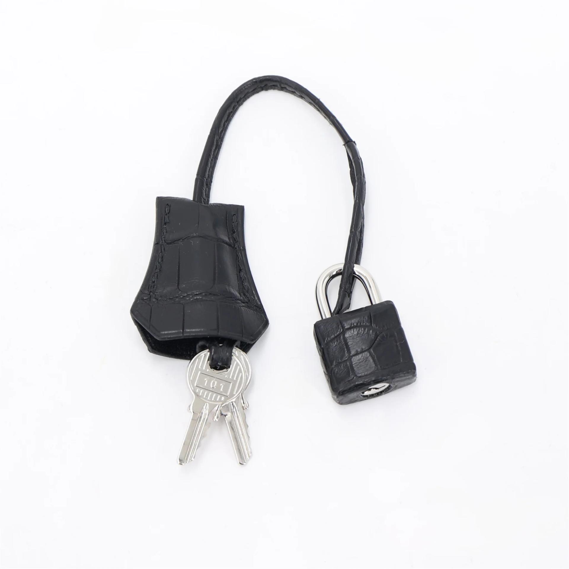 ランク N 新品 HERMÈS エルメス バーキン25 ブラック (89) クロコダイル アリゲーター マット シルバー金具 G刻印 (2026) - 17